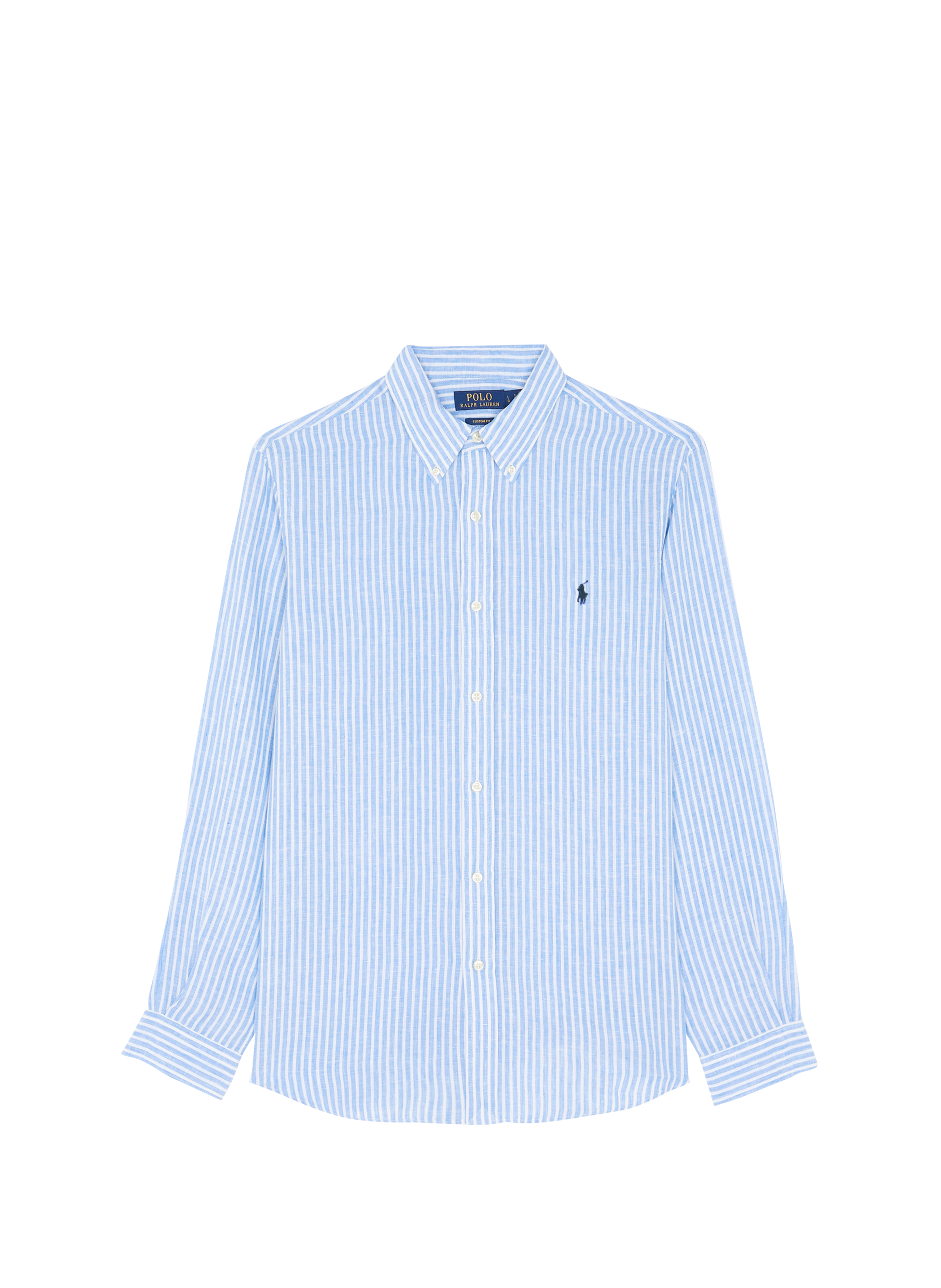 Chemise rayé en lin POLO RALPH LAUREN Bleu