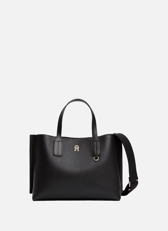 Sac cabas à logo Noir by TOMMY HILFIGER TOMMY HILFIGER Sac cabas à logo Noir