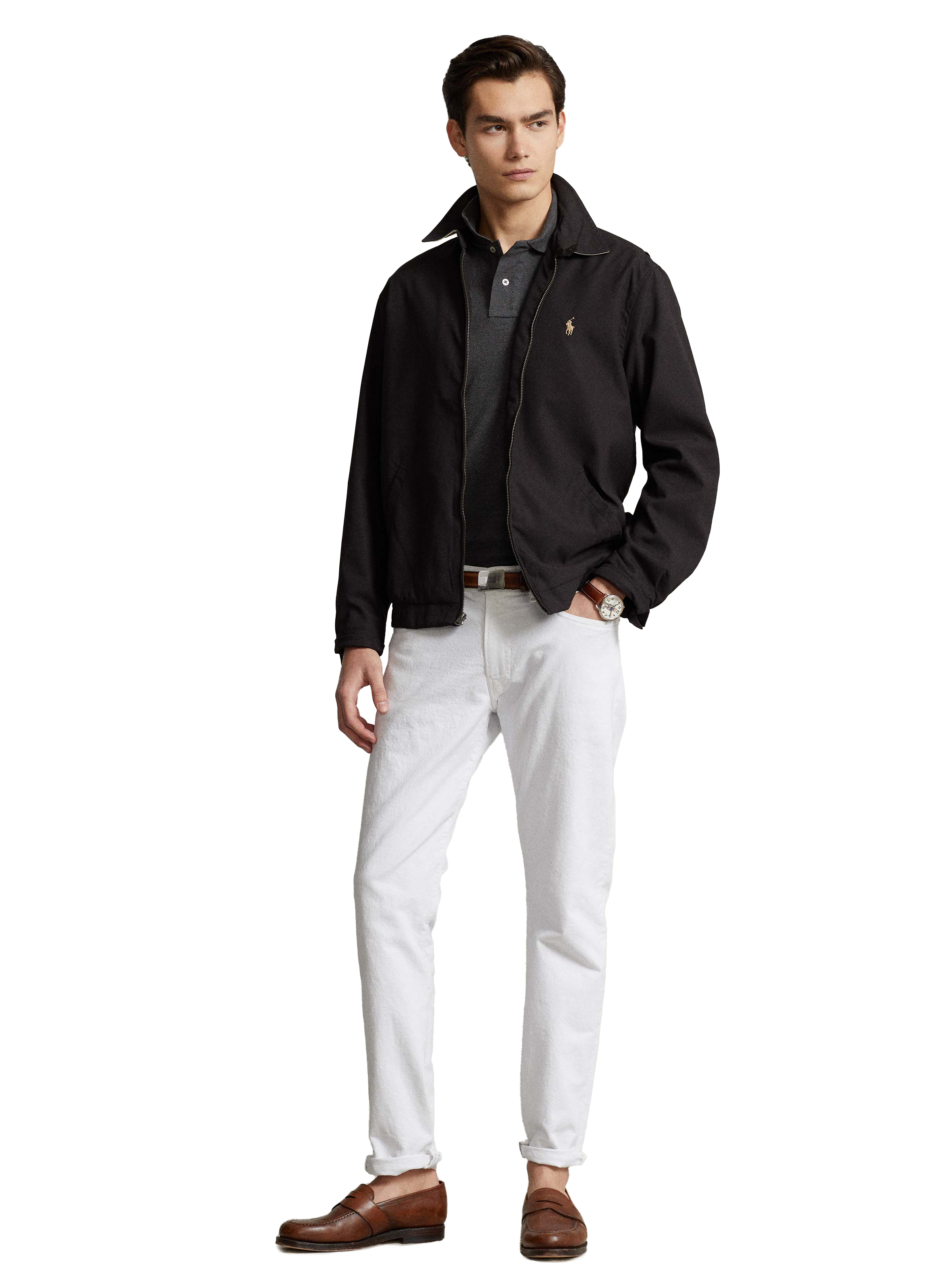 Recycled polyester jacket POLO RALPH LAUREN Black