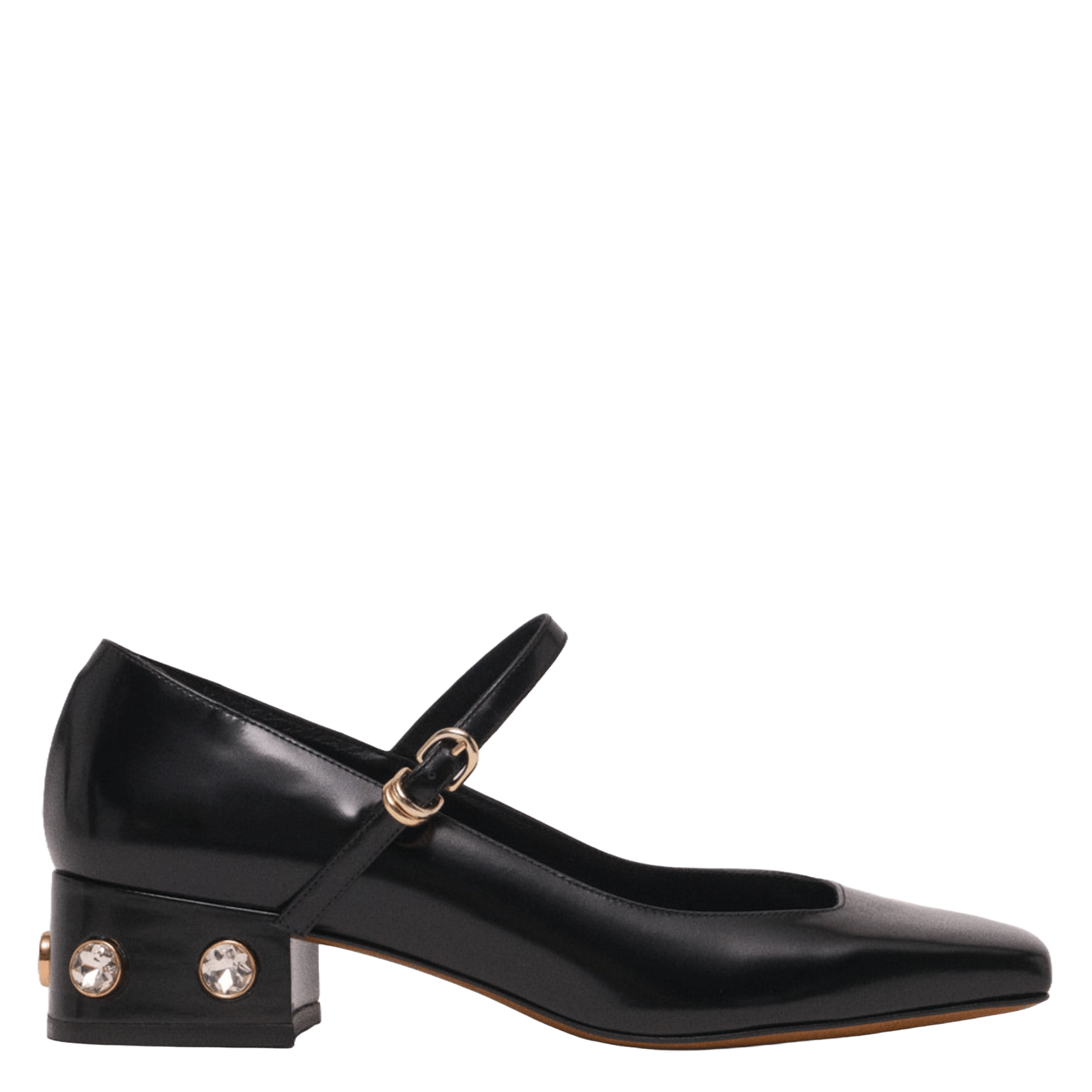 Escarpins en cuir MAJE Noir