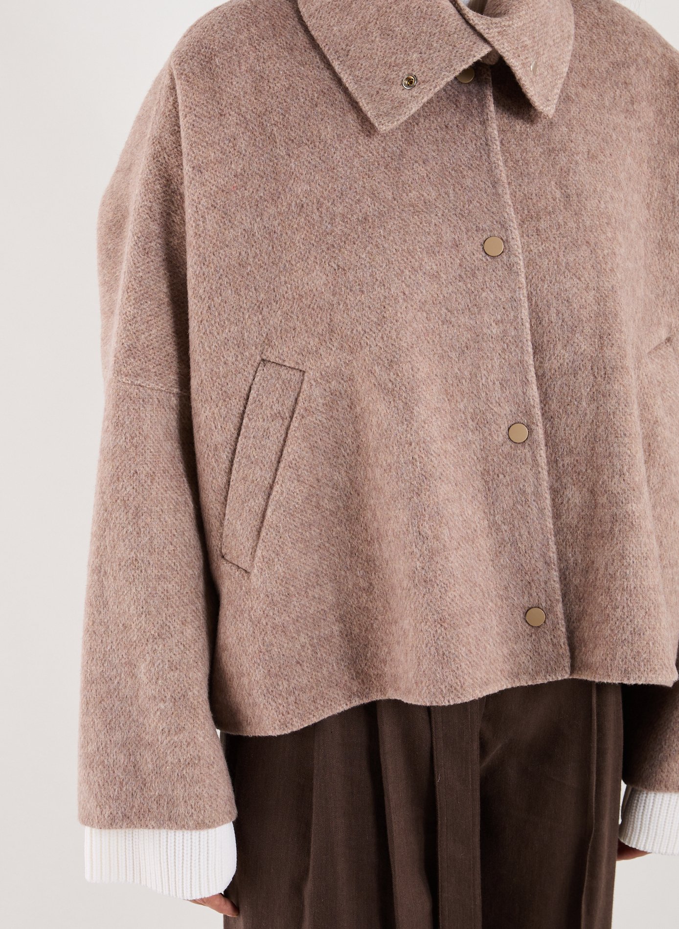 Hands Off umbrella VIKTORIA CHAN Beige