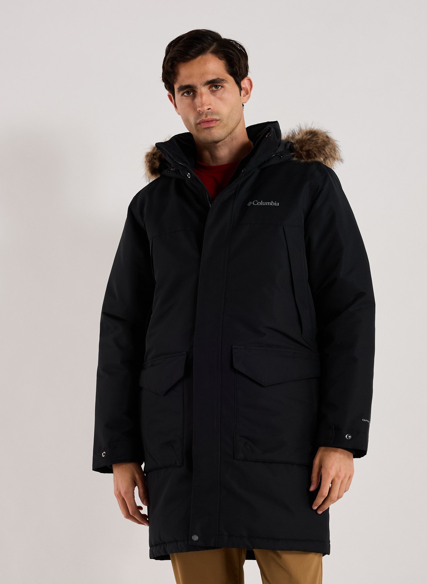 COLUMBIA Waterproof hooded parka Black