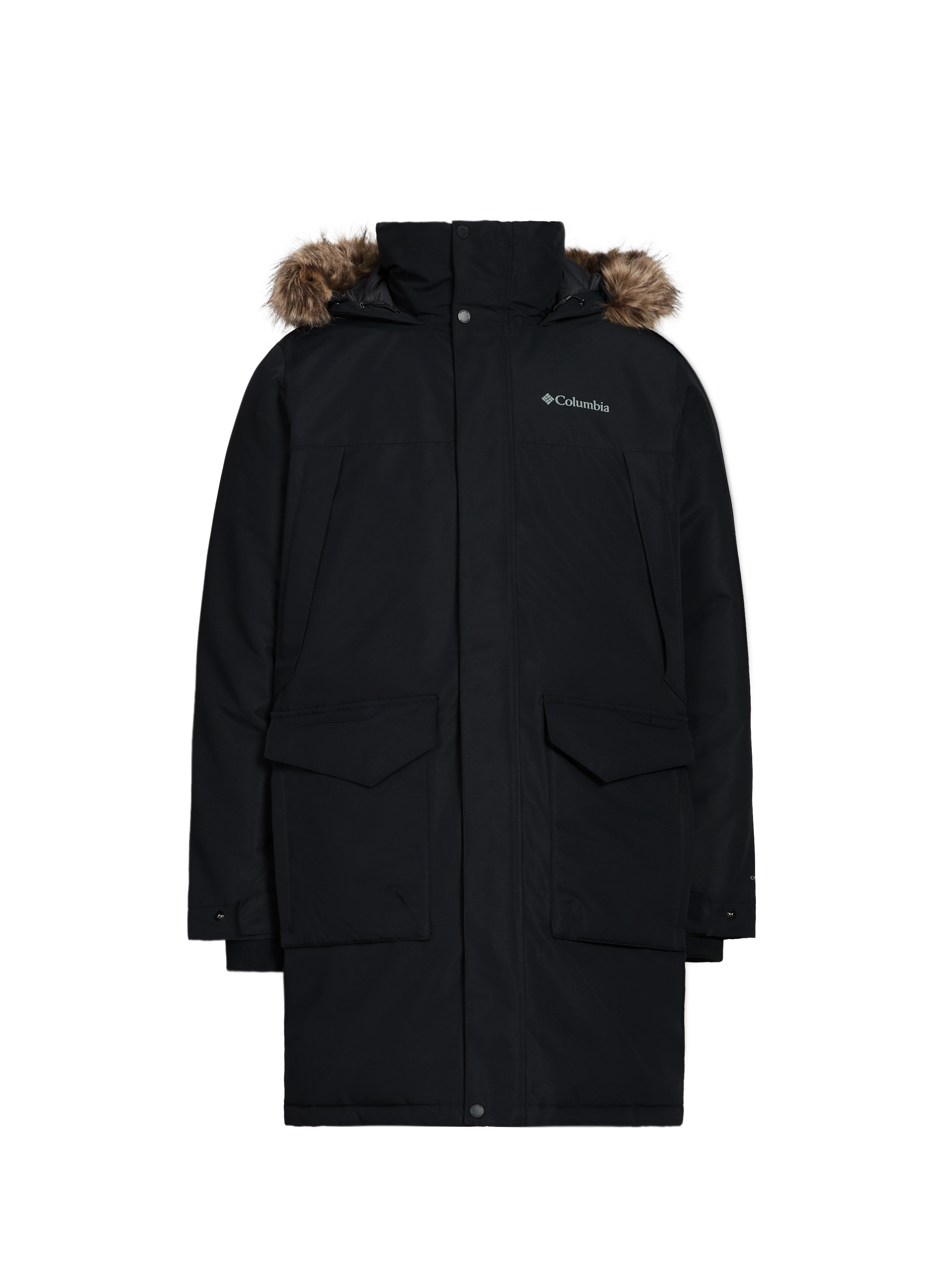 Waterproof hooded parka COLUMBIA Black