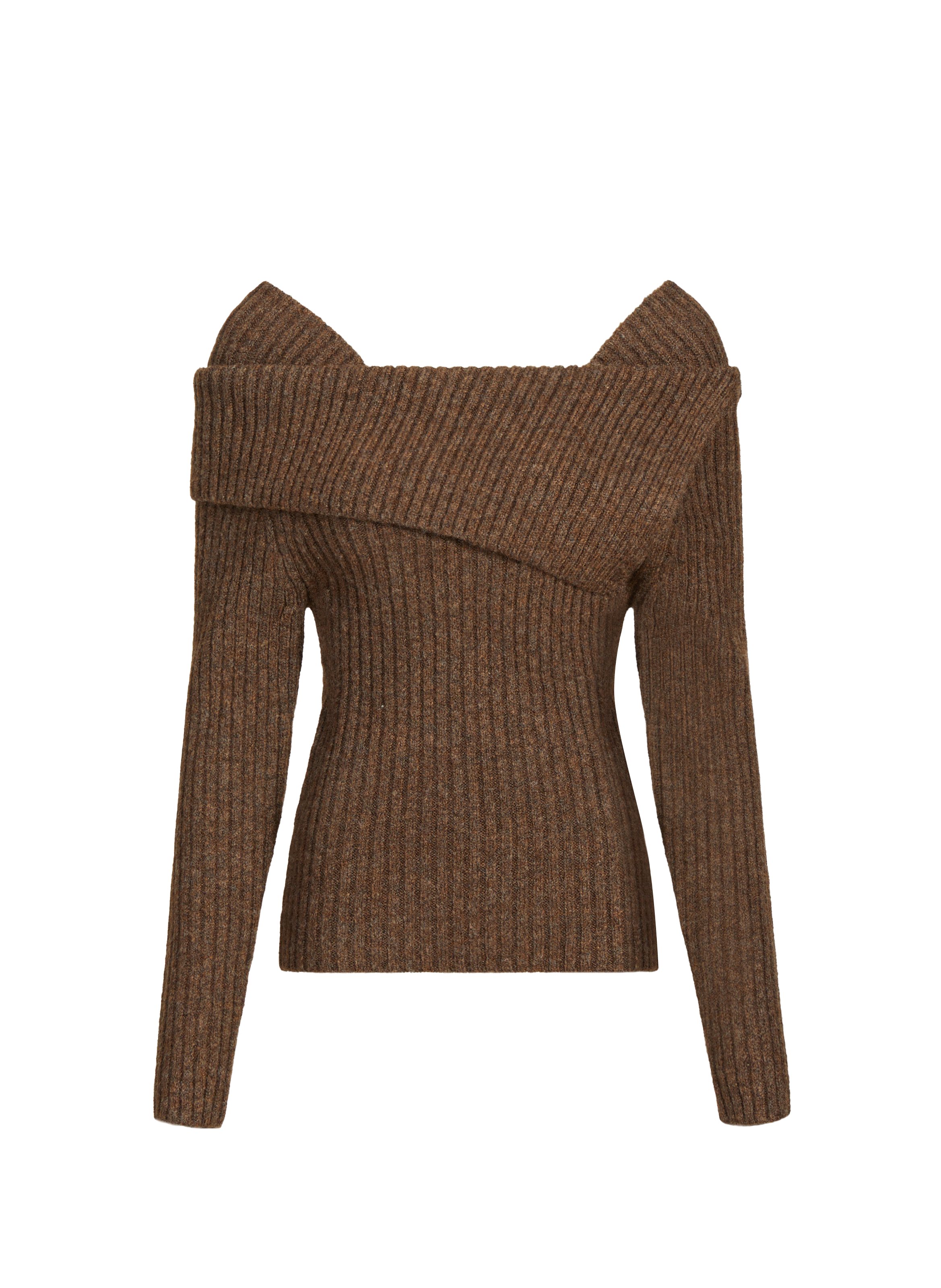 Pull en maille TOPSHOP Marron