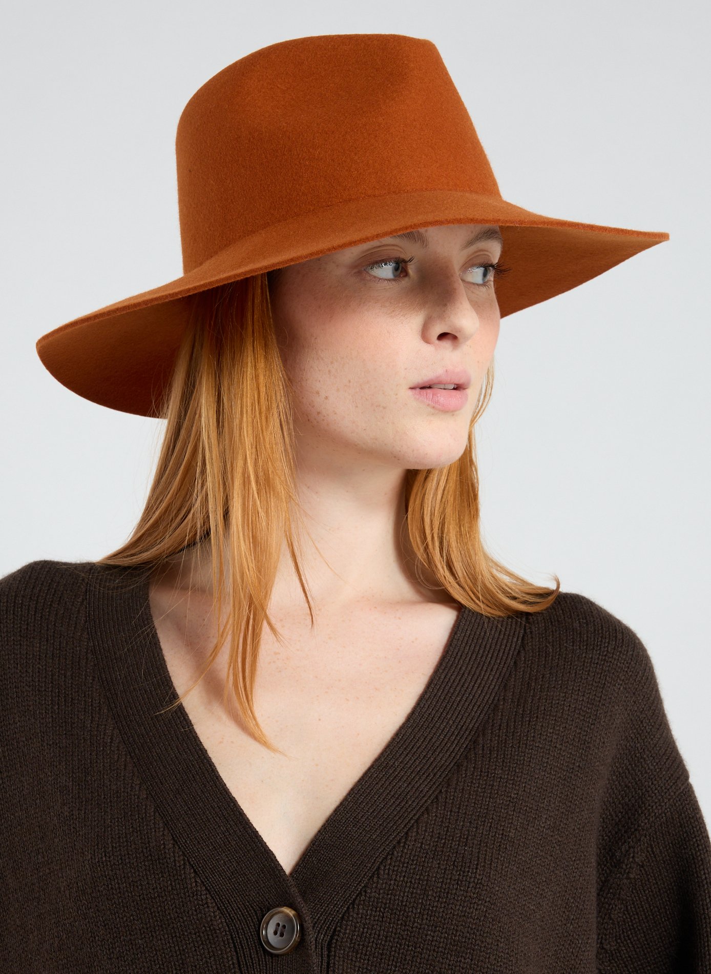 Ernest wool hat DORIA 1905 Brown