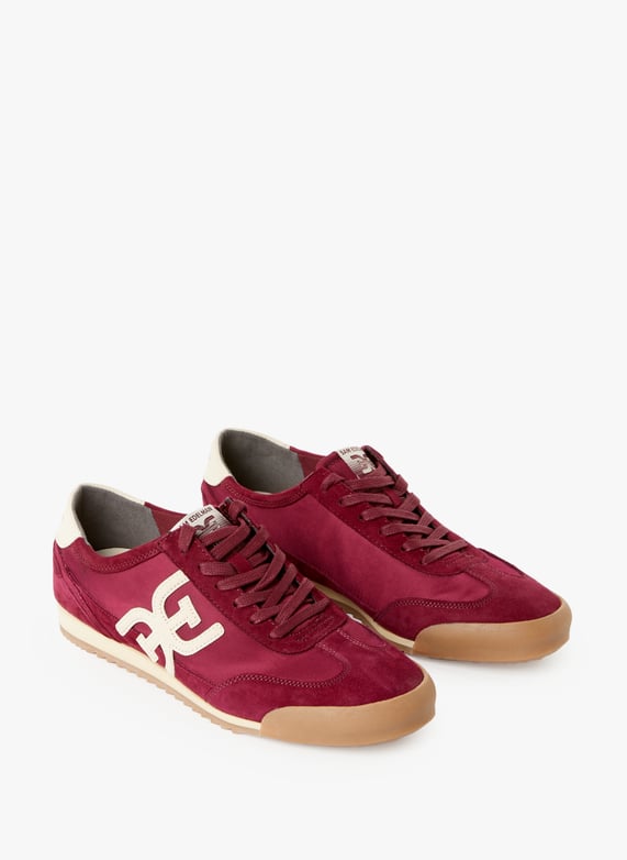 Baskets en cuir mélangé | Rouge by SAM EDELMAN Baskets en cuir mélangé Rouge