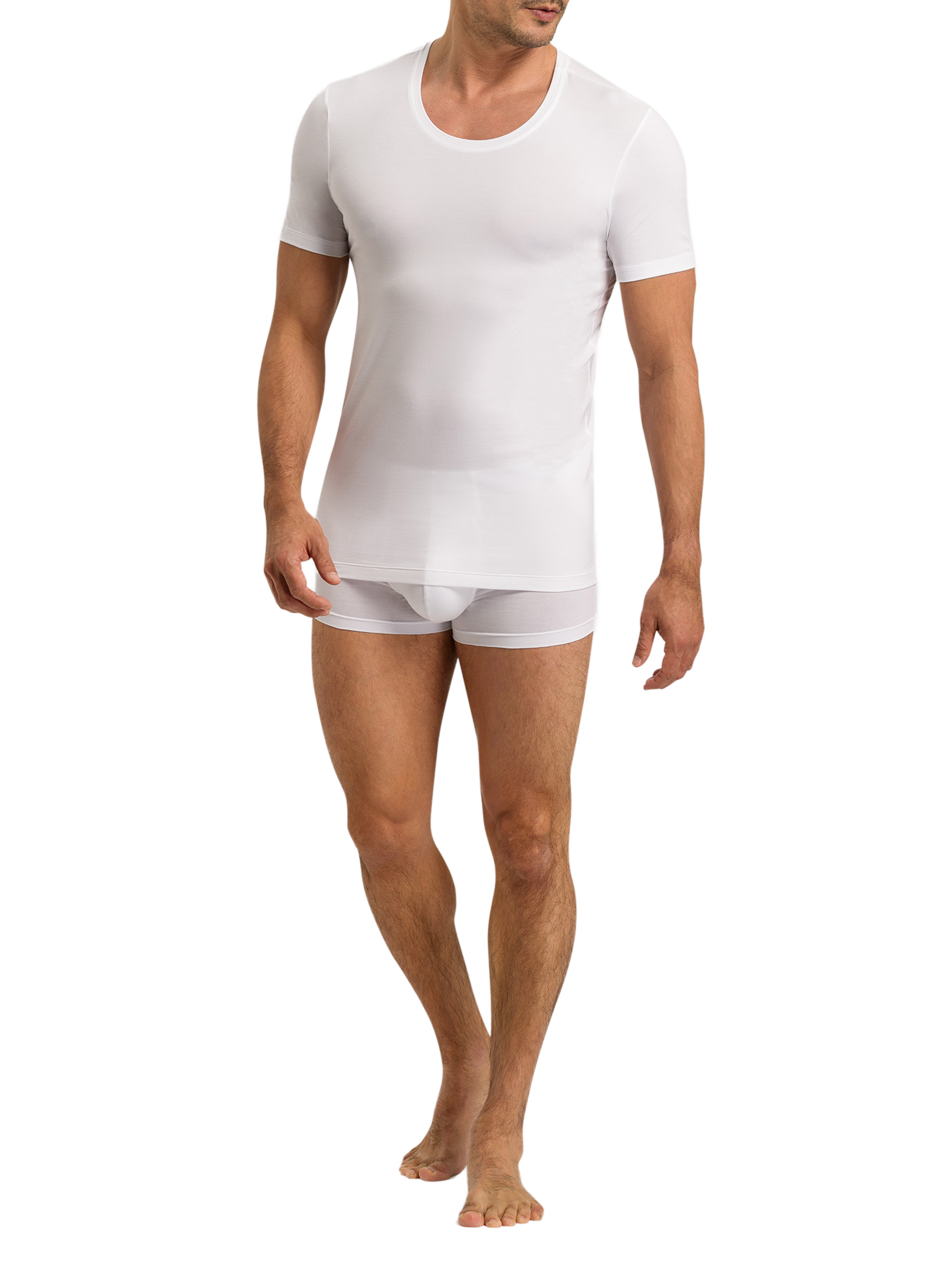 Cotton T-shirt HANRO White