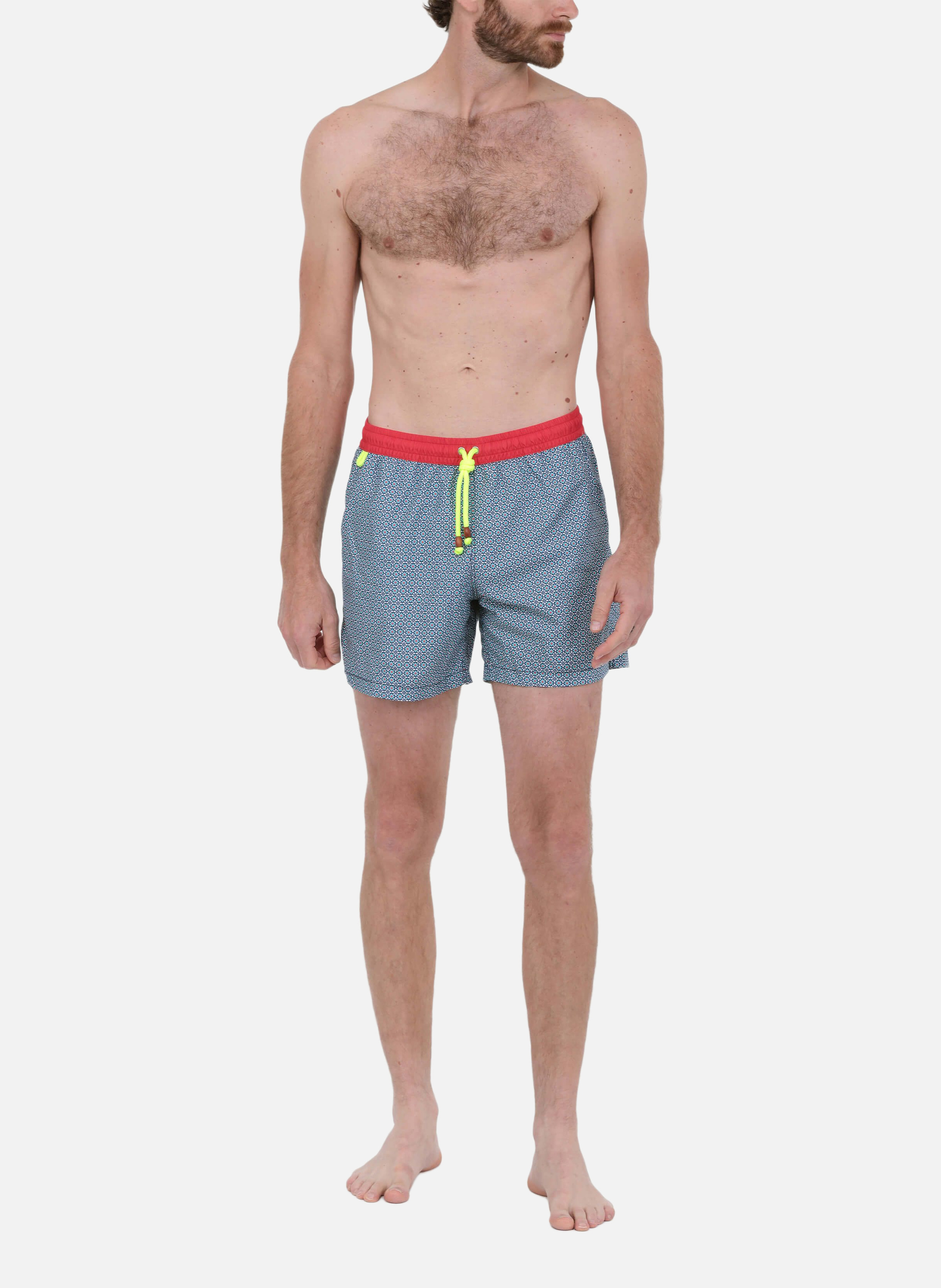 Short de bain   sunny azulejos GILI'S Bleu