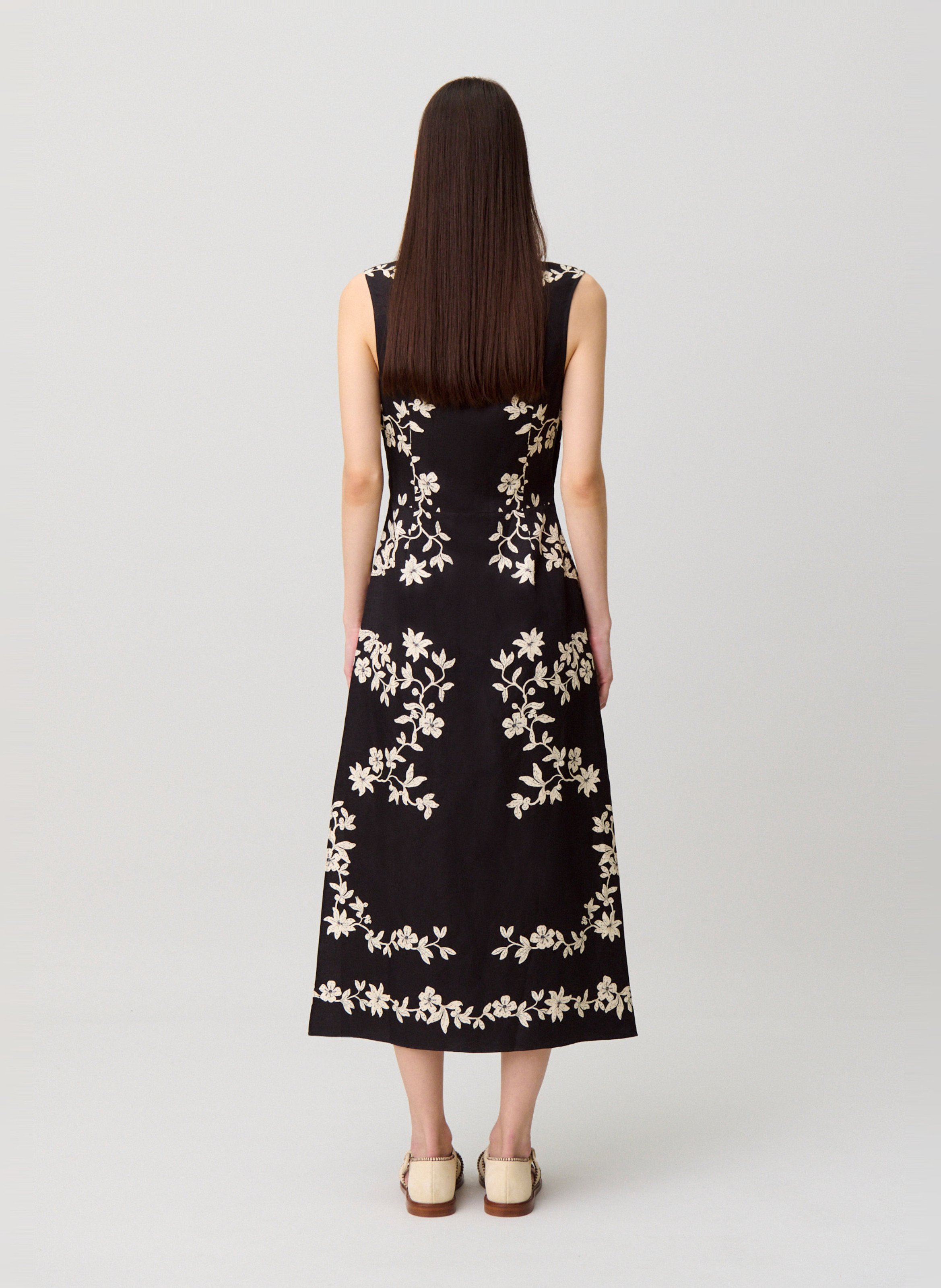 Robe col v imprimée CLAUDIE PIERLOT Multicolore