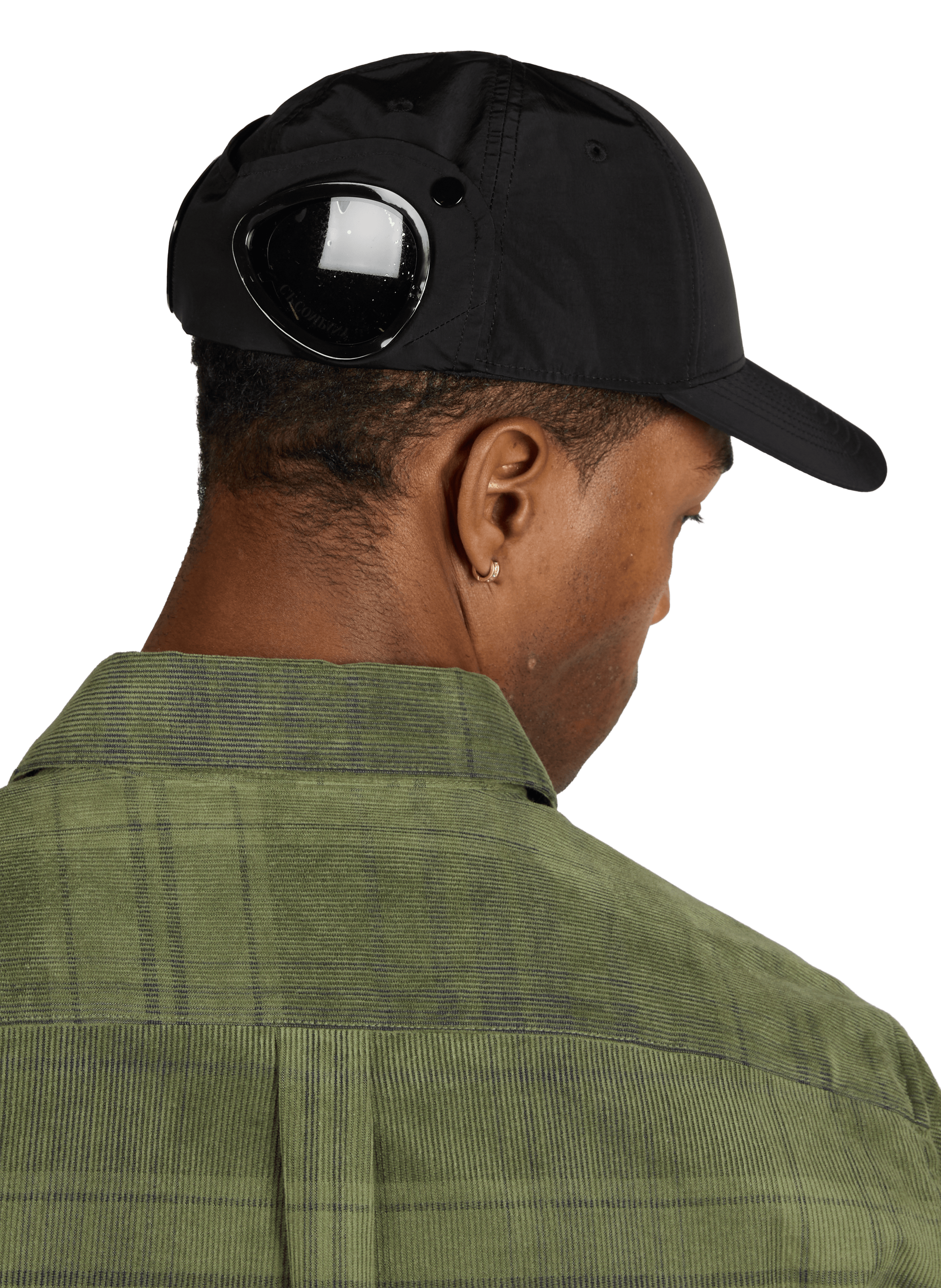 Cap with Goggle Lenses CP COMPANY Black