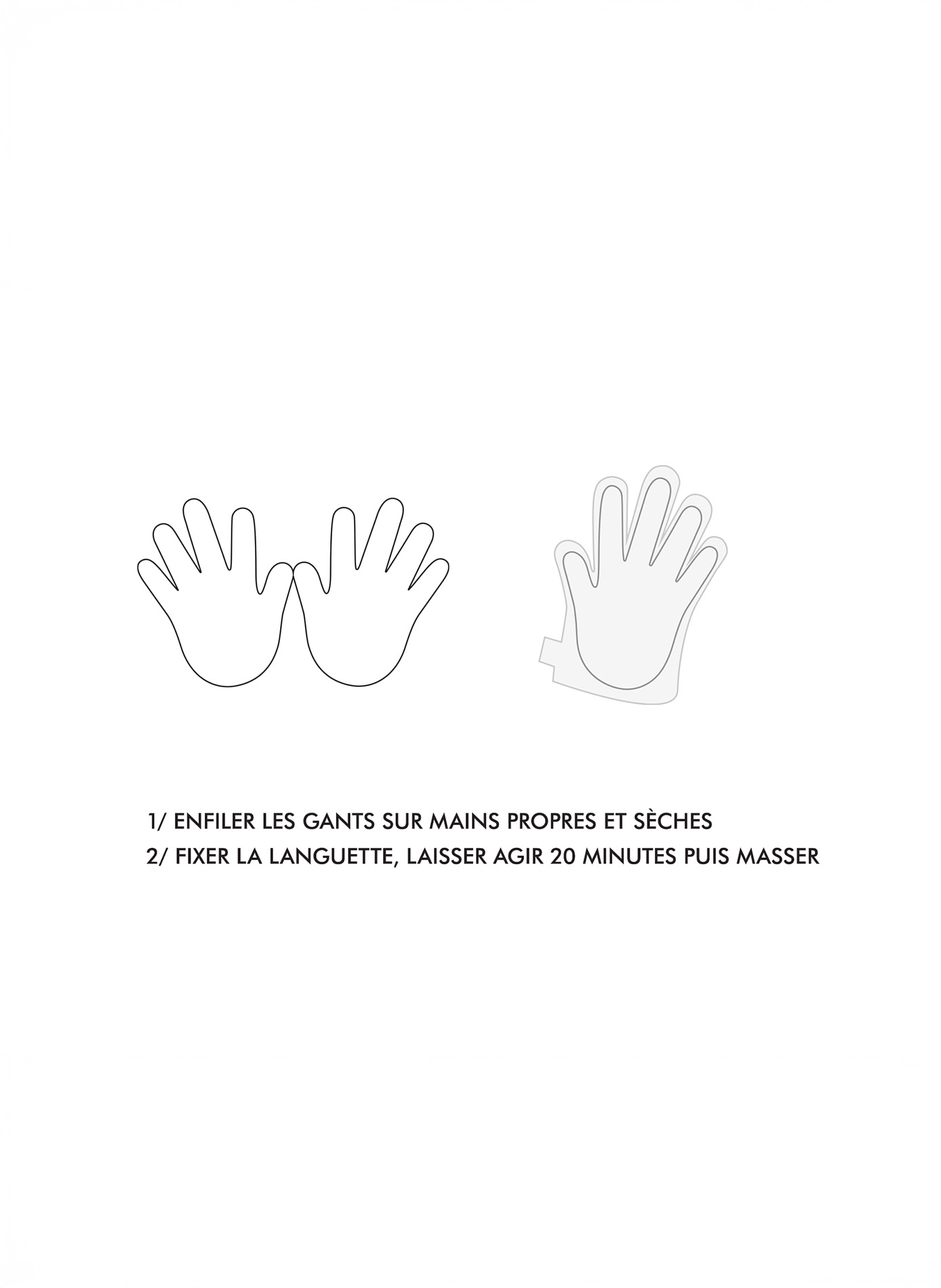 Masque hydratant mains INUWET No color