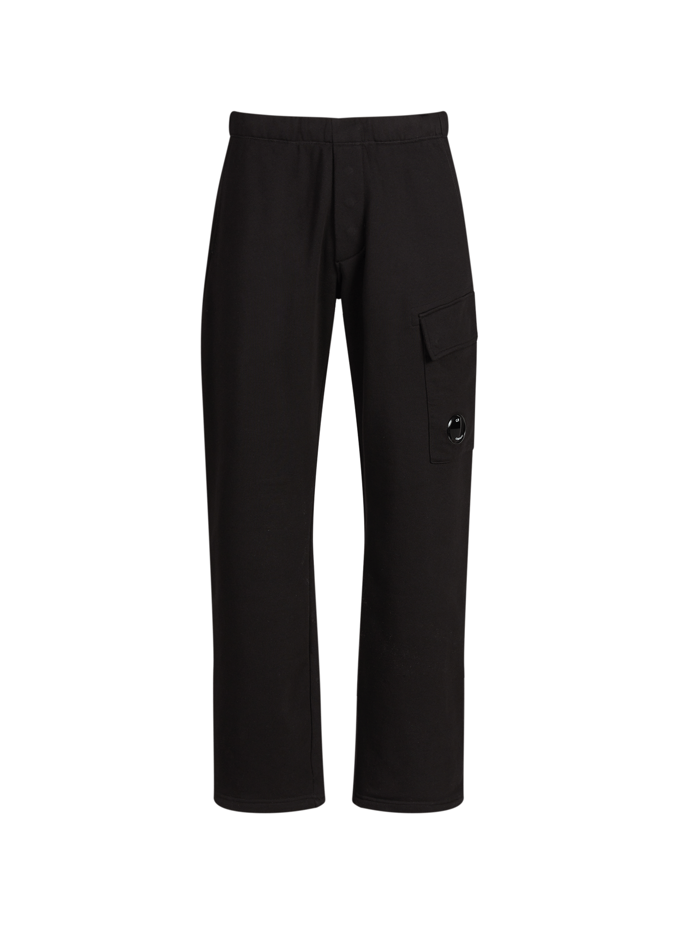 Pantalon de survêtement droit en coton CP COMPANY Noir