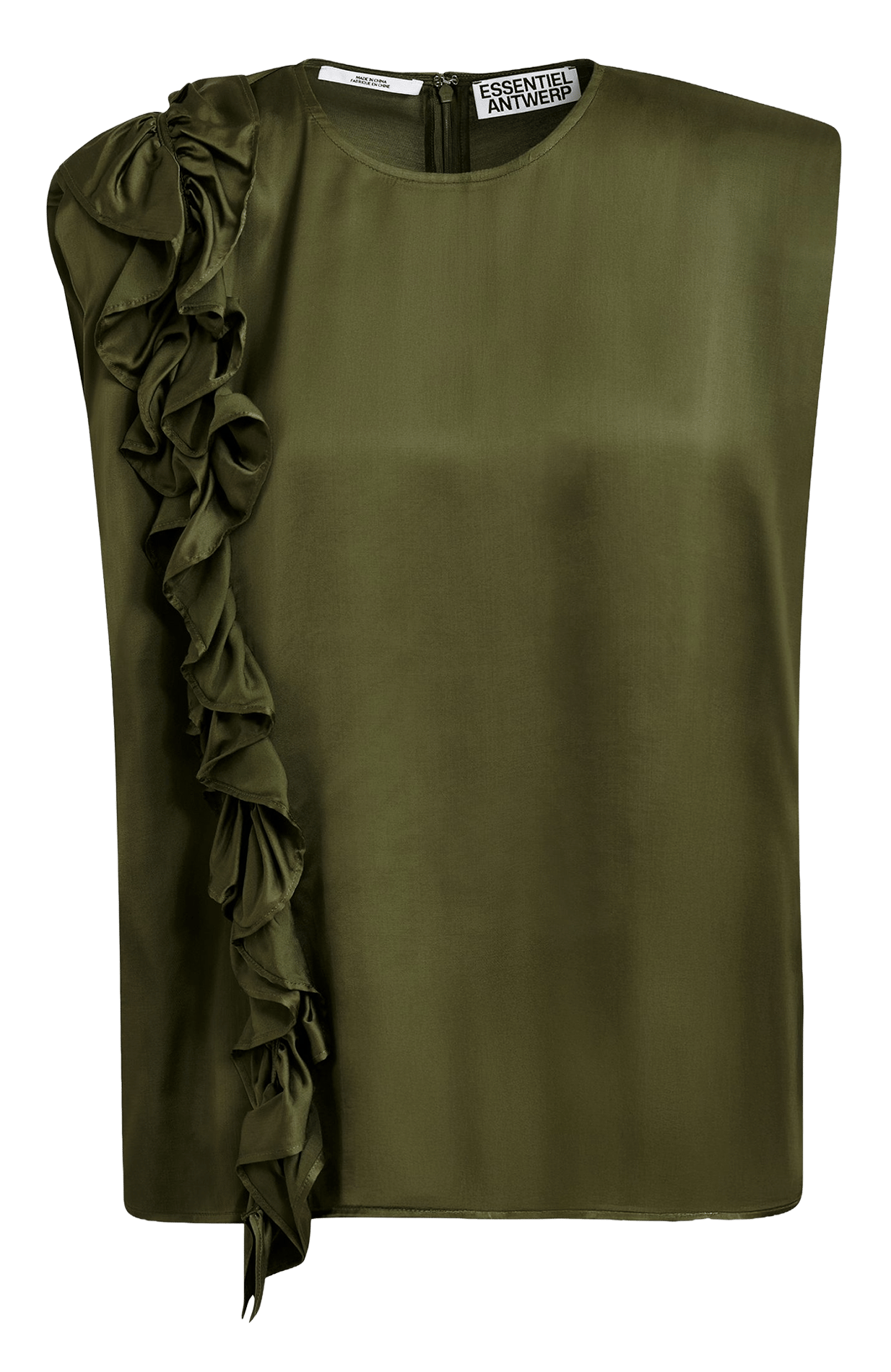 Top col rond joey ESSENTIEL ANTWERP Vert