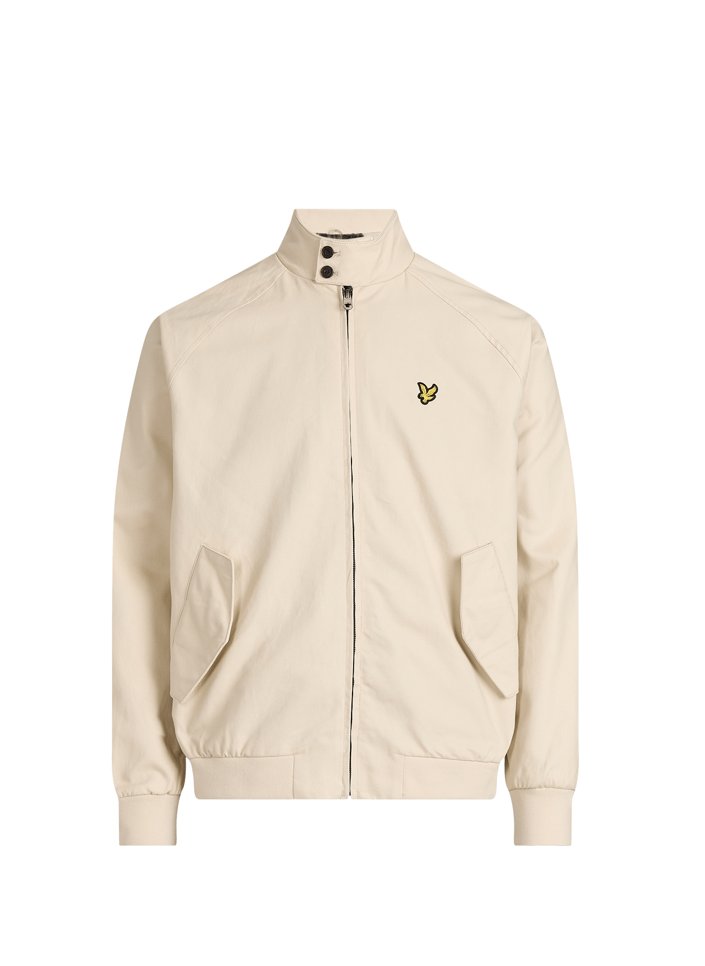 High-neck cotton jacket LYLE & SCOTT Beige