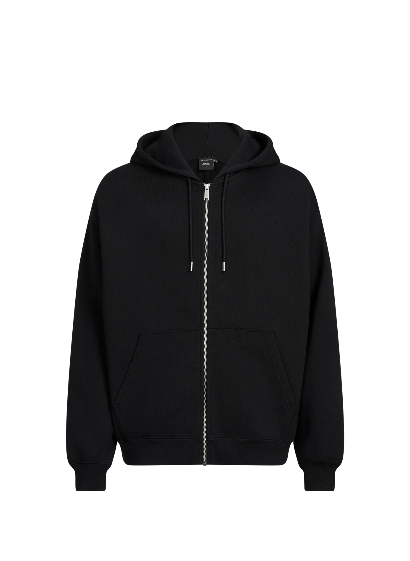 Sweat zippé oversize en coton CANADA GOOSE Noir