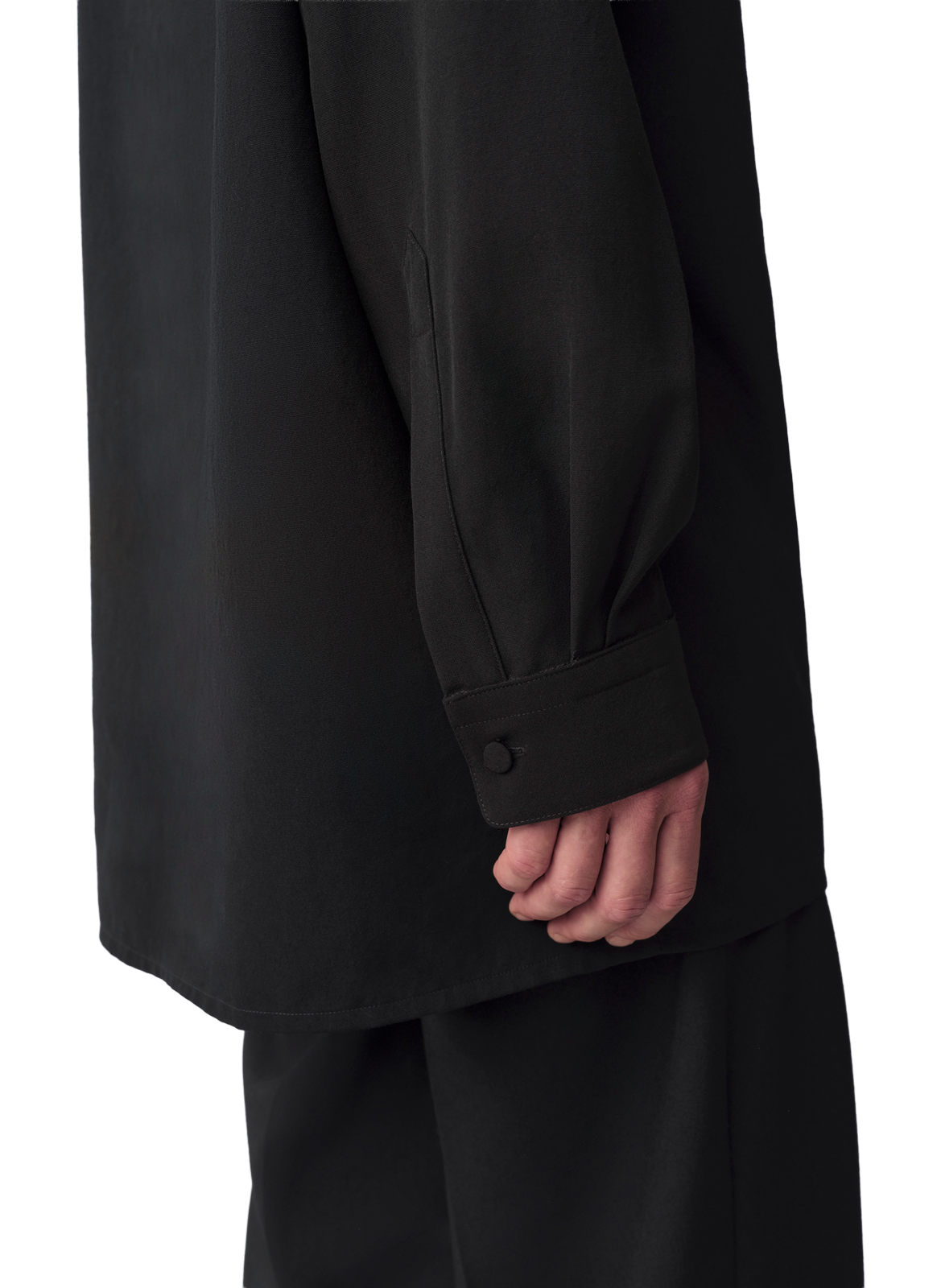 Chemise Aleah en laine Calvin Klein Collection Noir