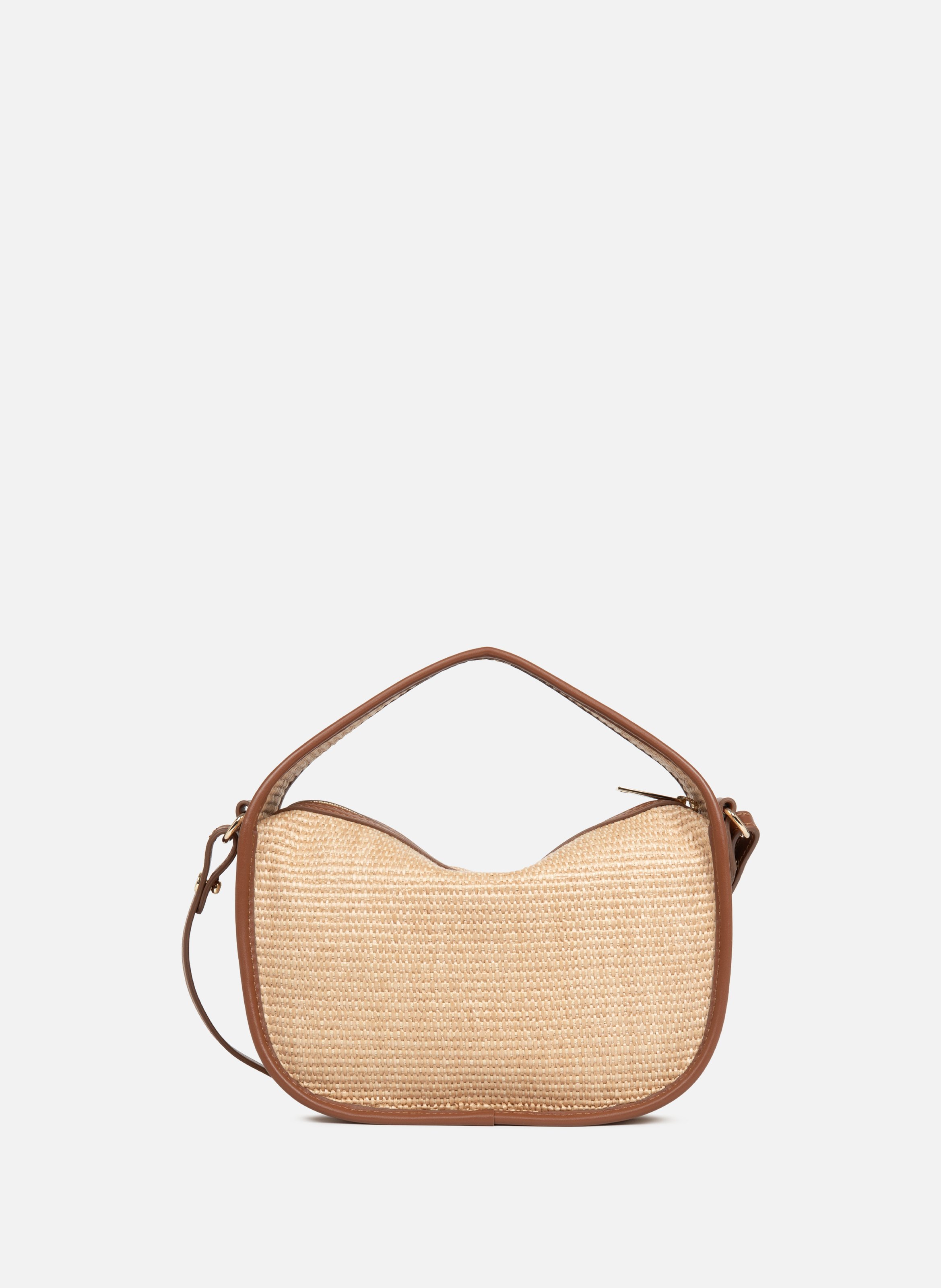 Small shoulder bag - mini osier LANCASTER Brown