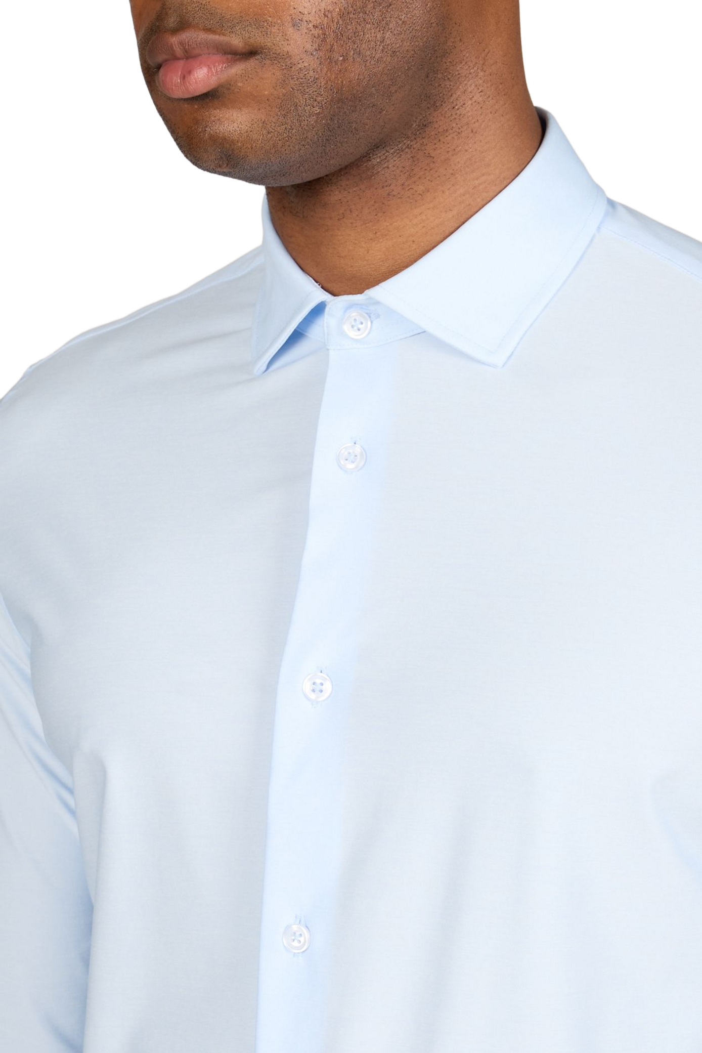 Chemise droite col classique CRUNA Bleu