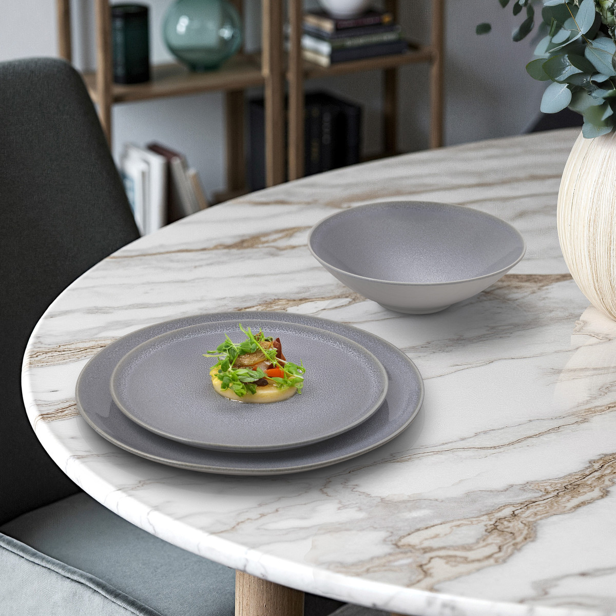 Yumi - service 18 pièces MEDARD DE NOBLAT Gris