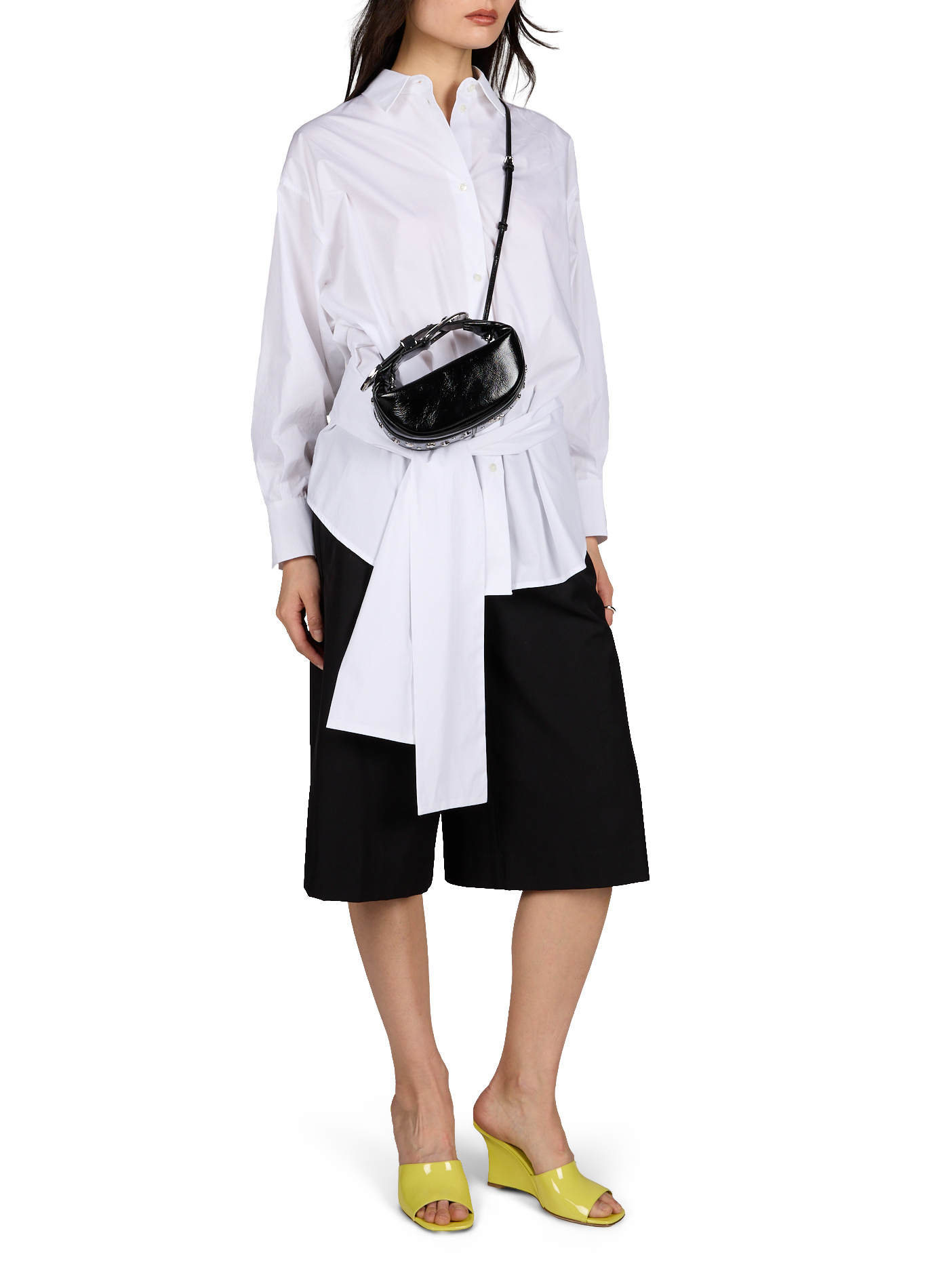 The Party leather handbag MARC JACOBS Black