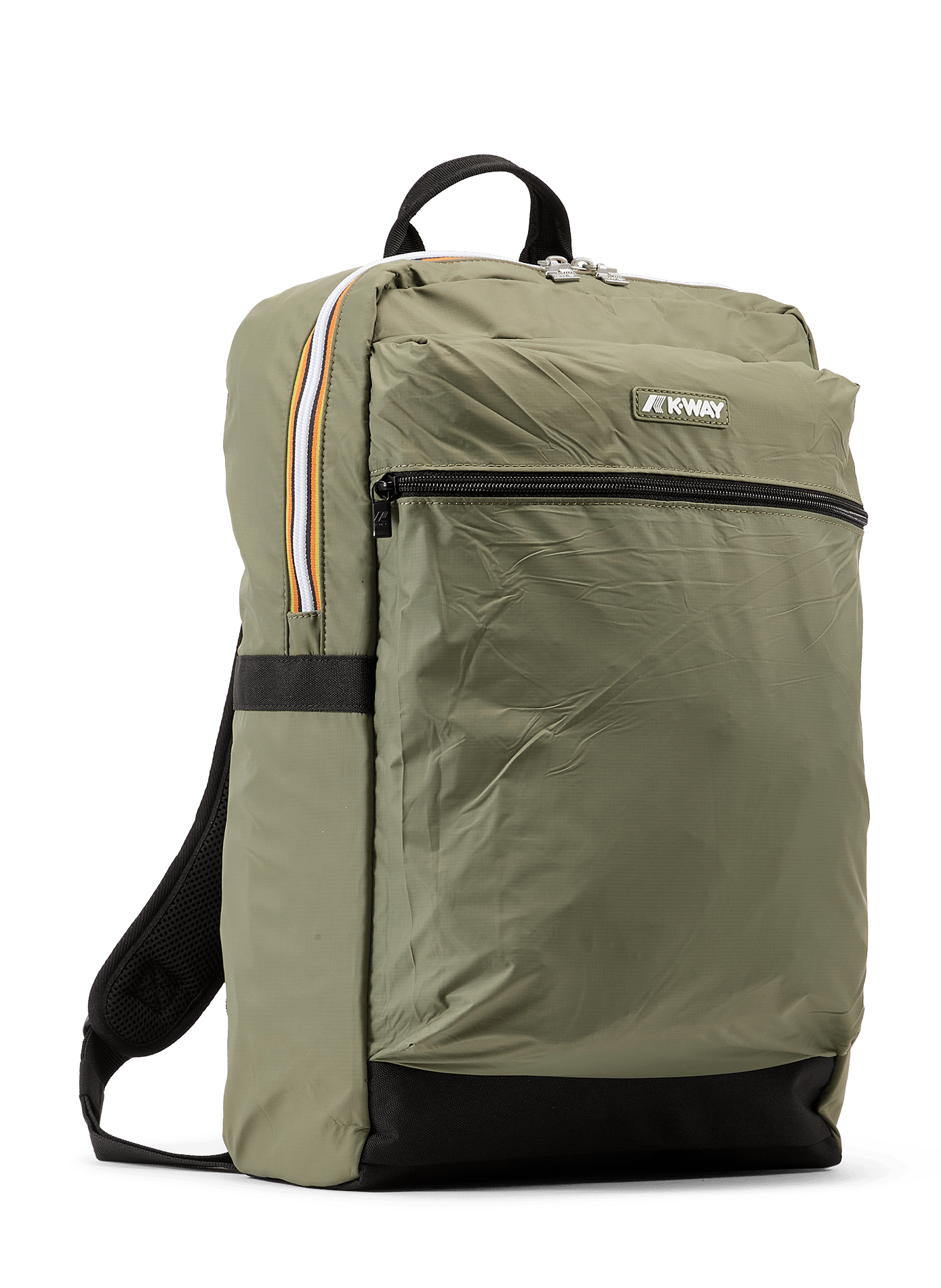 Sac à dos rembourré Laon en tissu ripstop K-WAY Vert