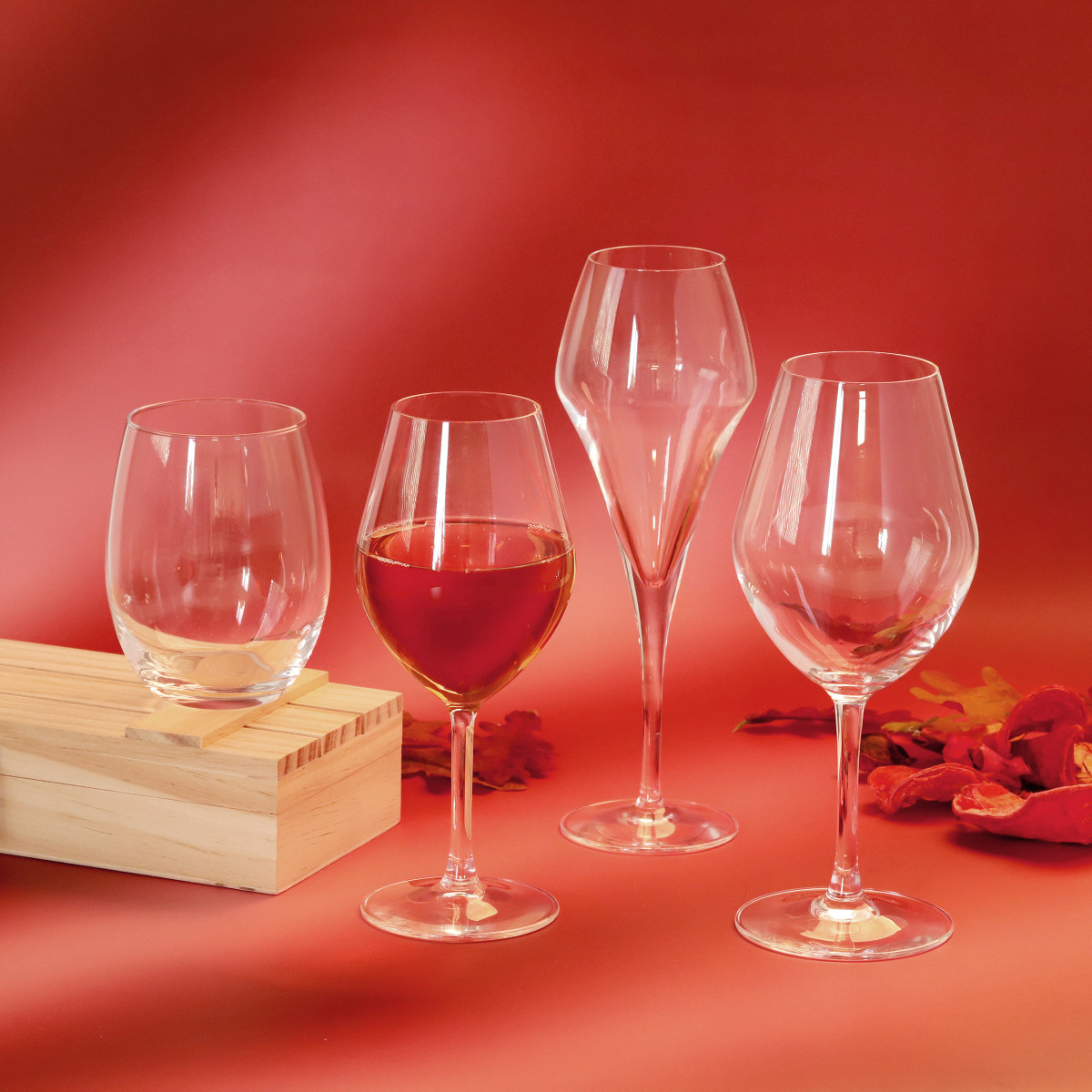 Lys - lot de 6 verres à pied 35cl COUZON Transparent