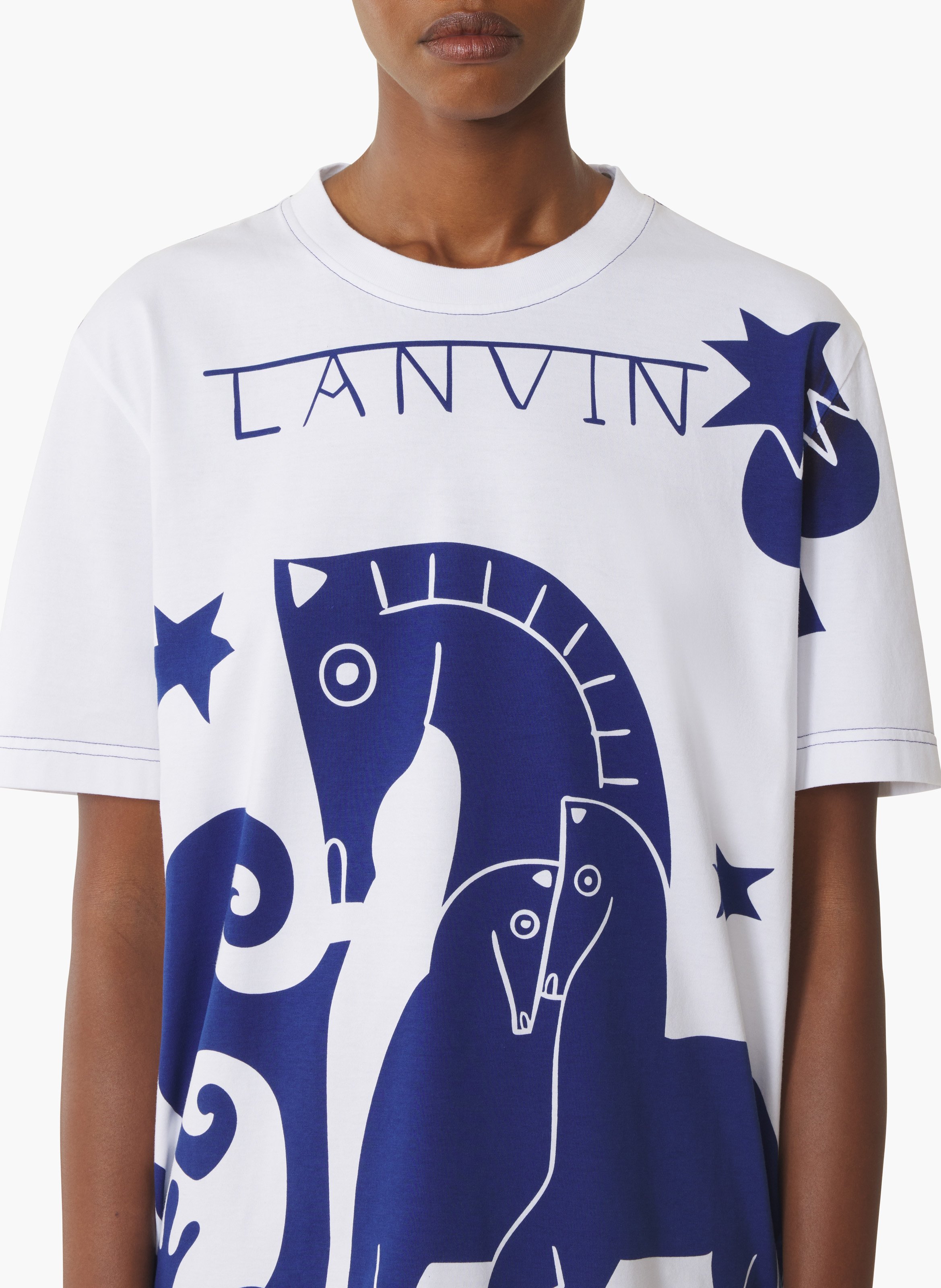 T-shirt imprimé lunar year LANVIN Blanc