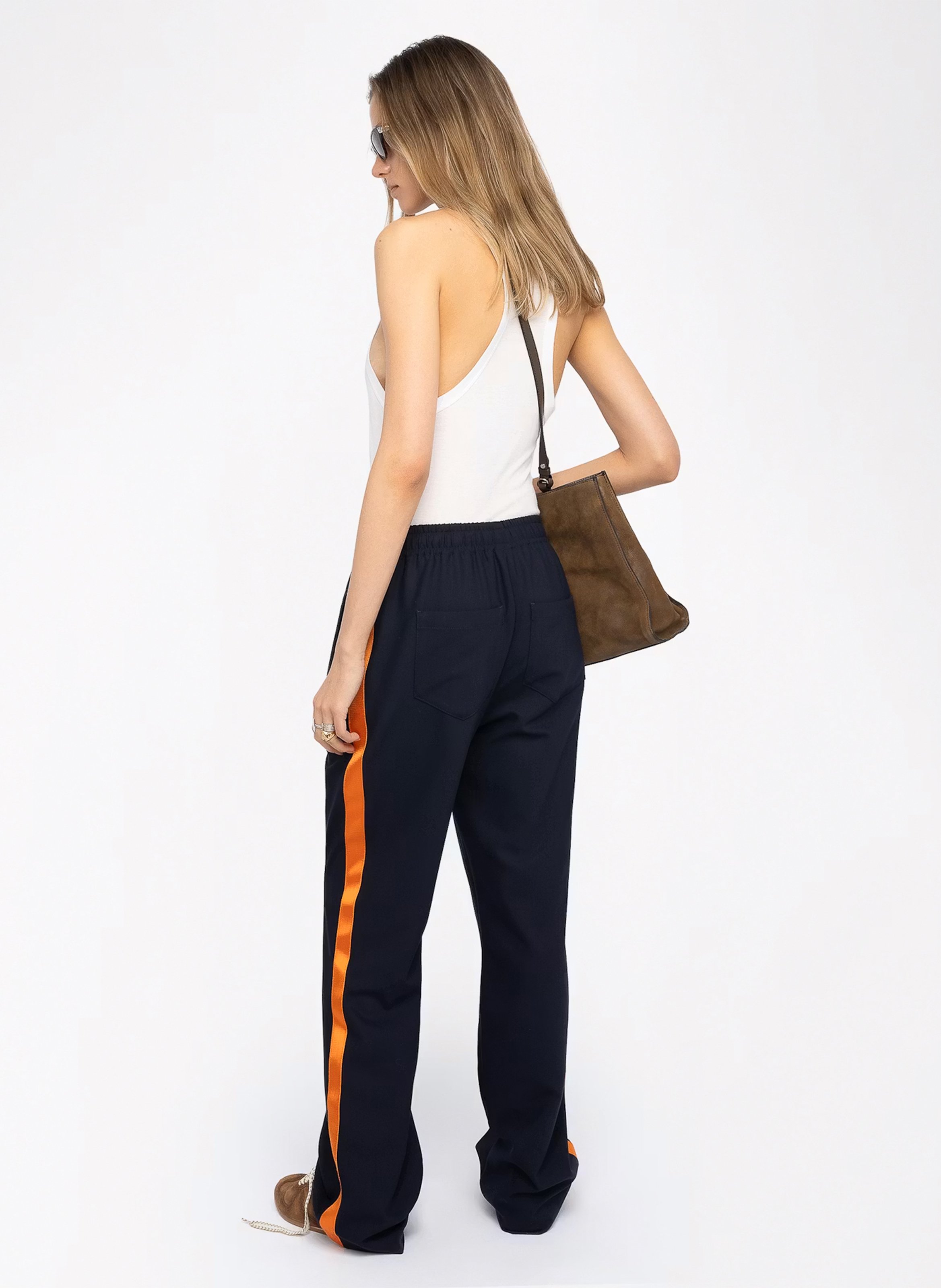 Pantalon droit poma ZADIG&VOLTAIRE Bleu