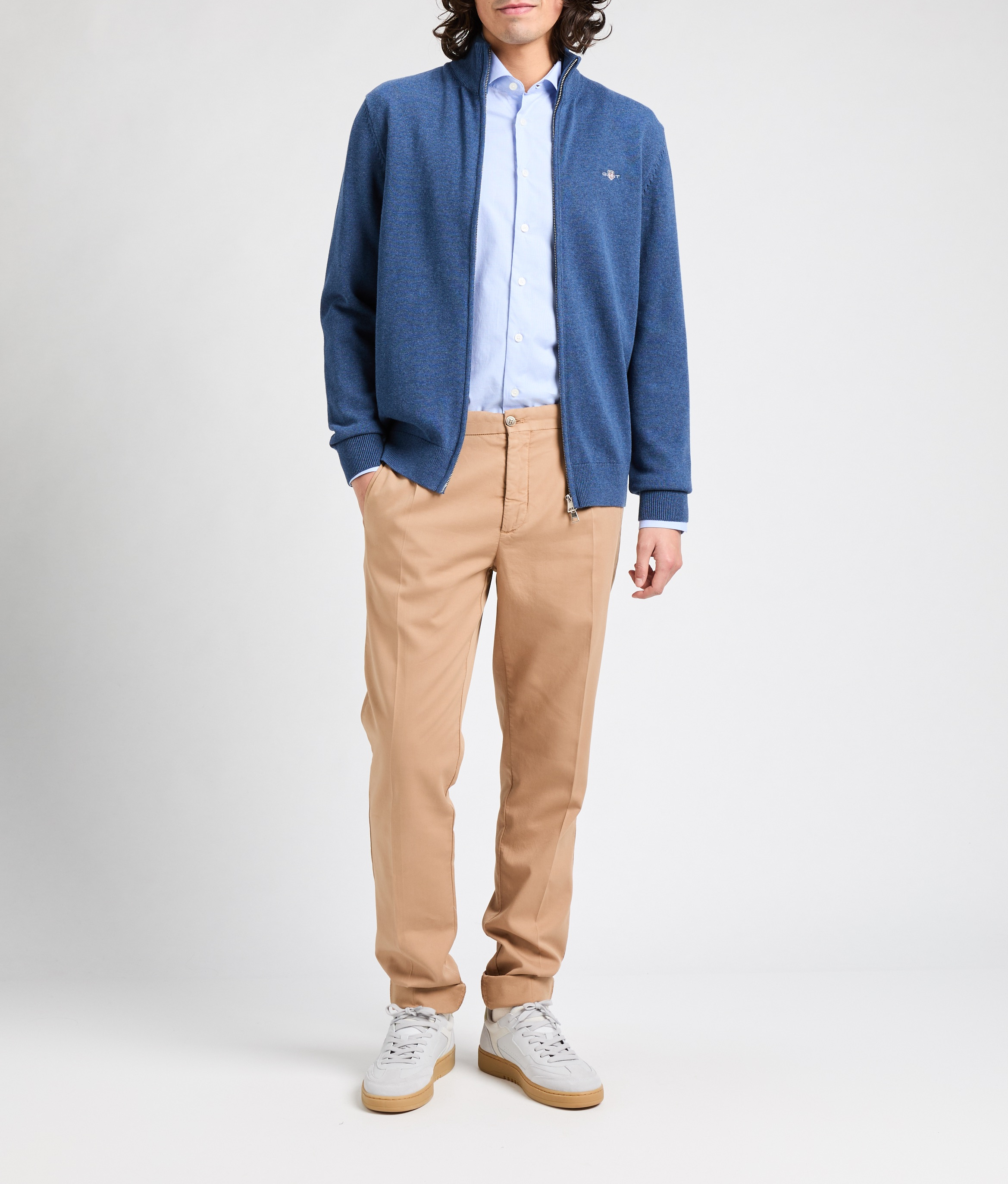 Hahnentrittmusterhemd Mini Puppy HACKETT Blau
