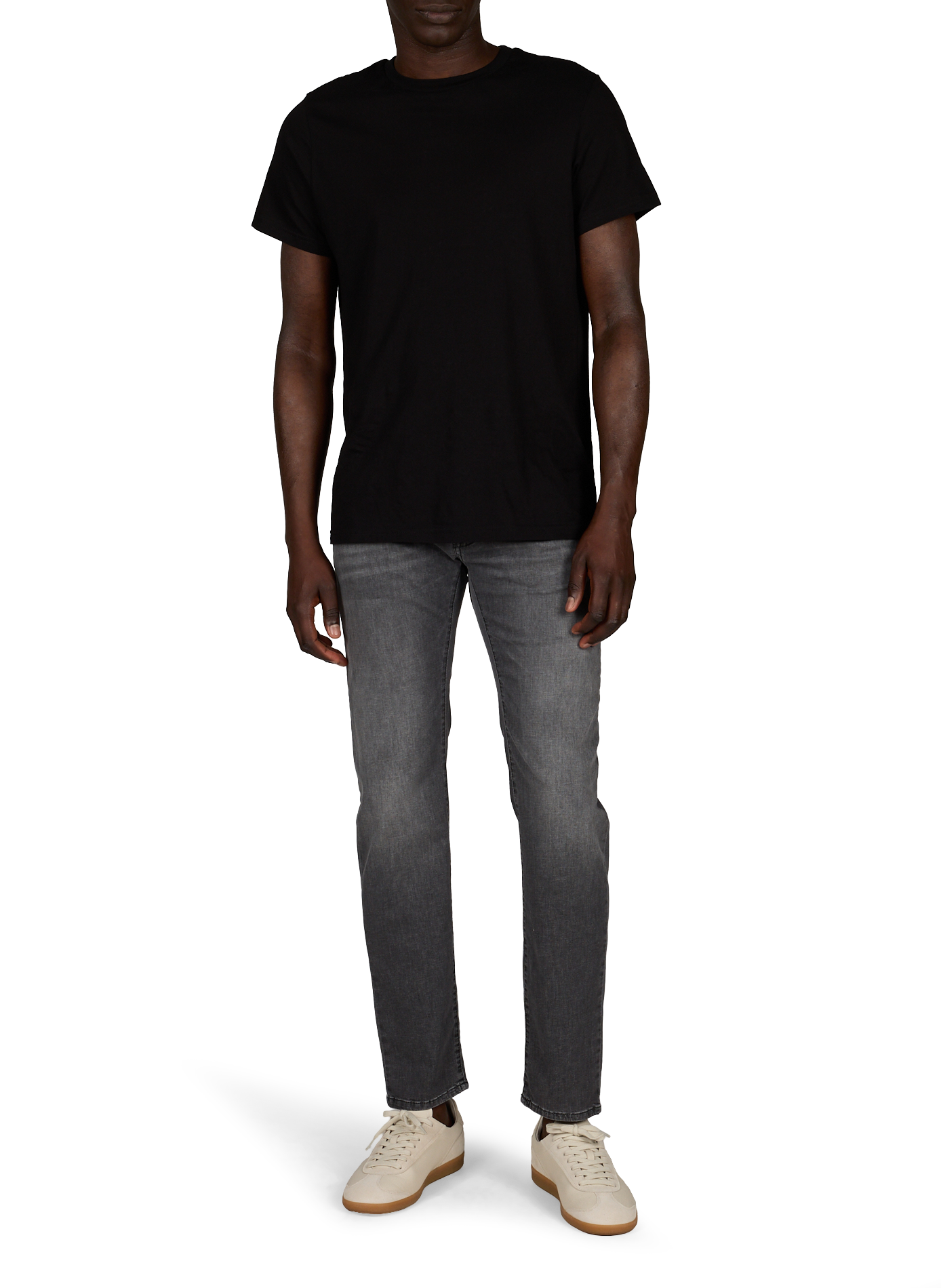 Schmale Jeans aus Baumwolle PIERRE CARDIN Grau