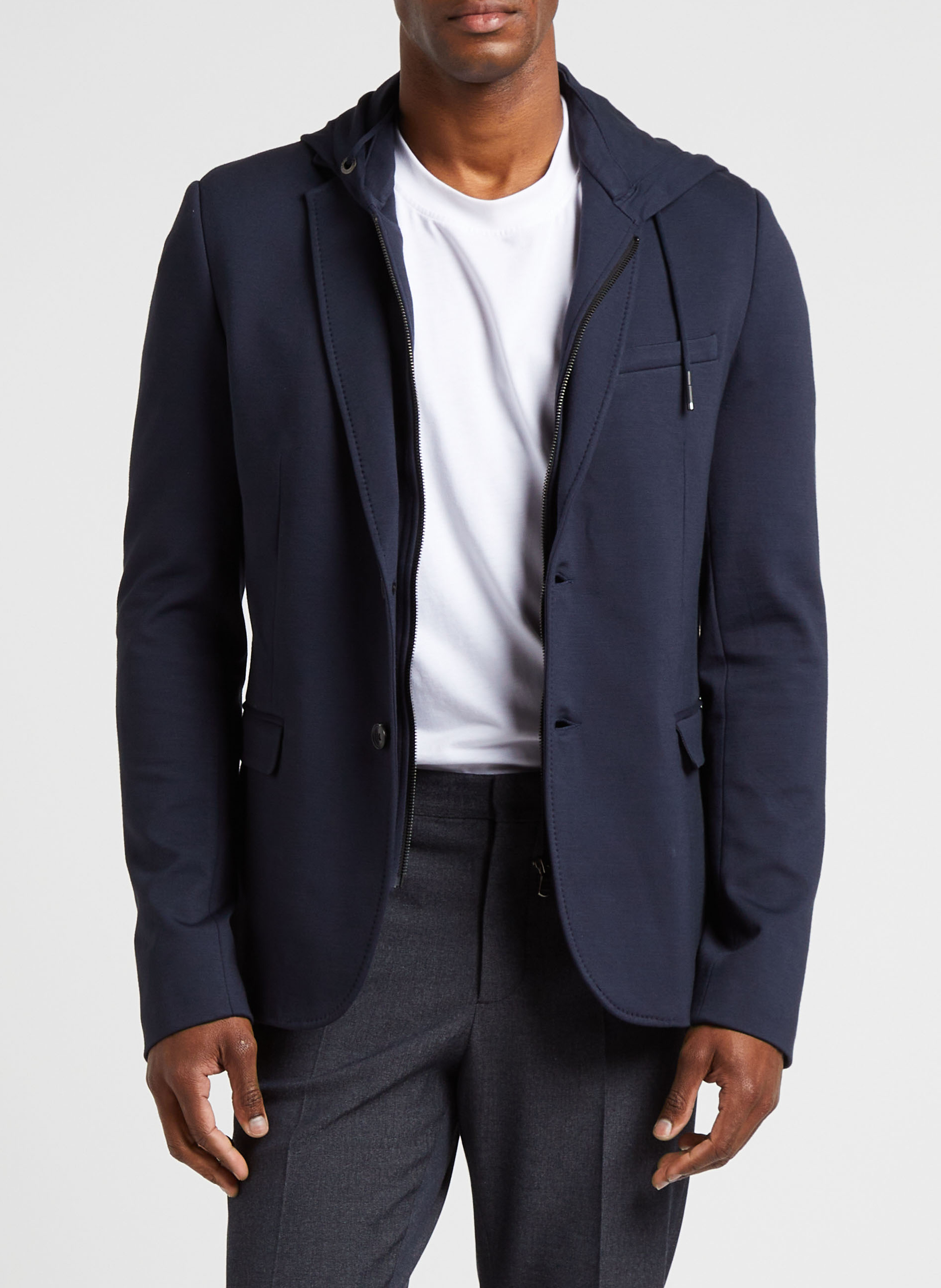 Veste col tailleur avec gilet amovible IKKS Bleu