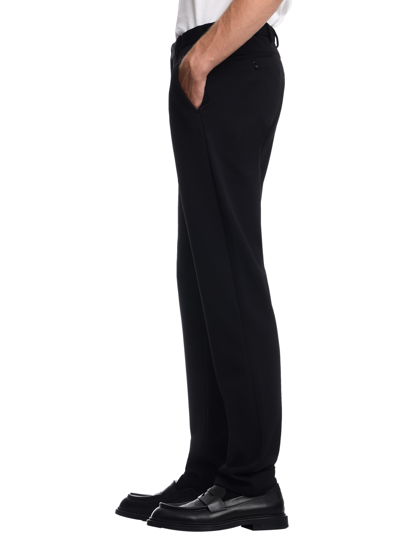 Plain trousers EMPORIO ARMANI Black