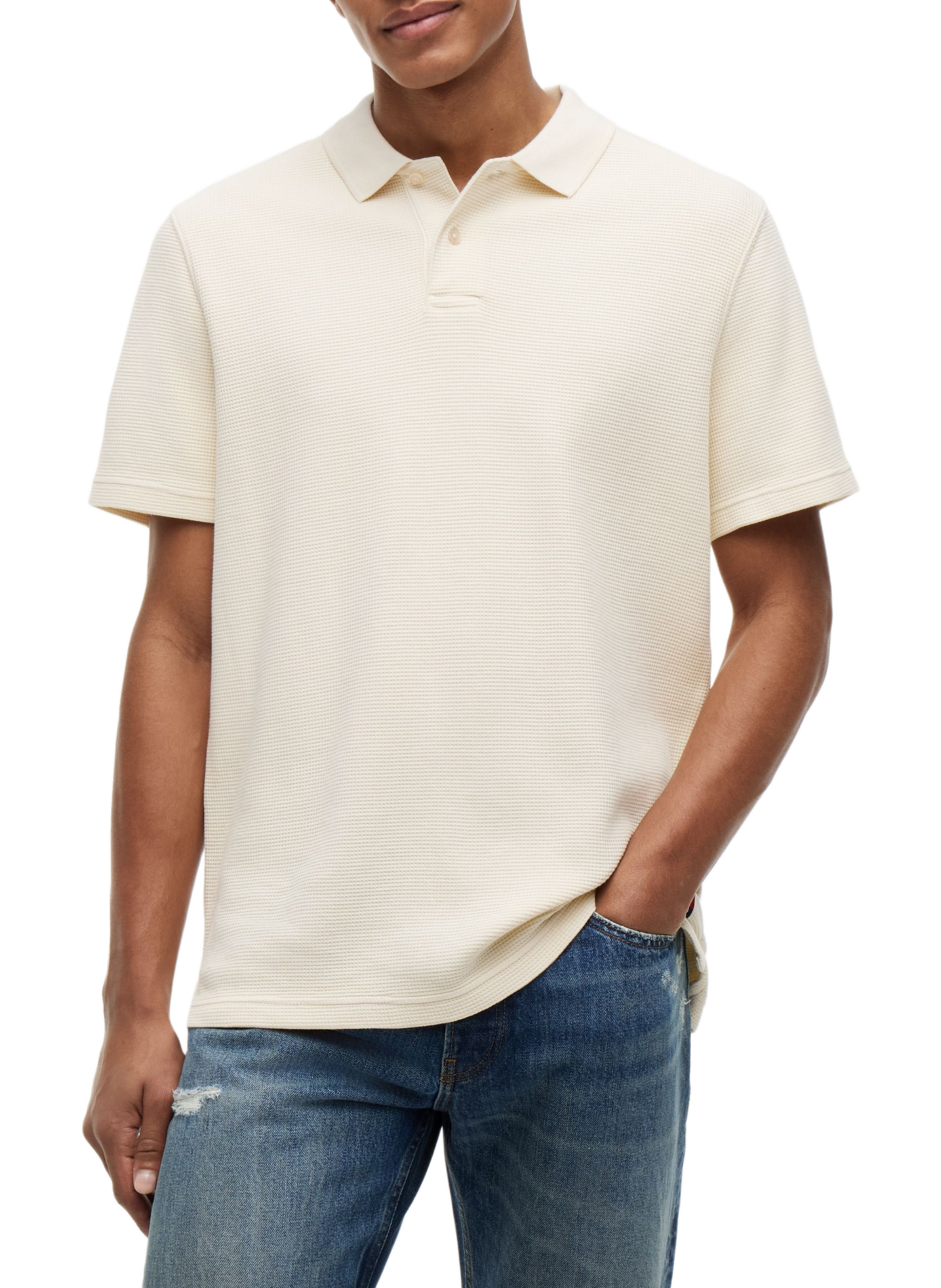 Cotton T-shirt TOMMY HILFIGER Beige