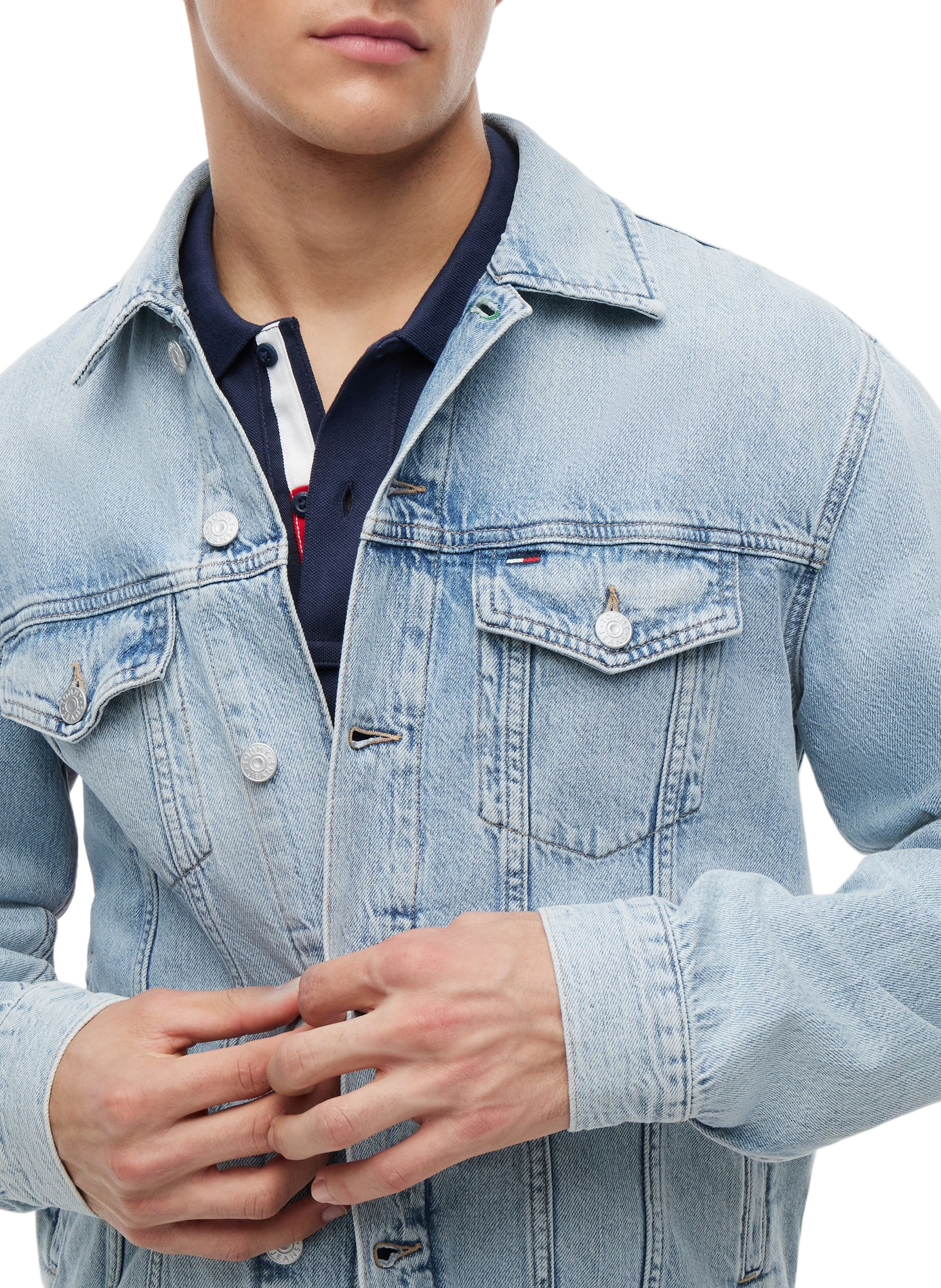 Veste en jean TOMMY HILFIGER Bleu