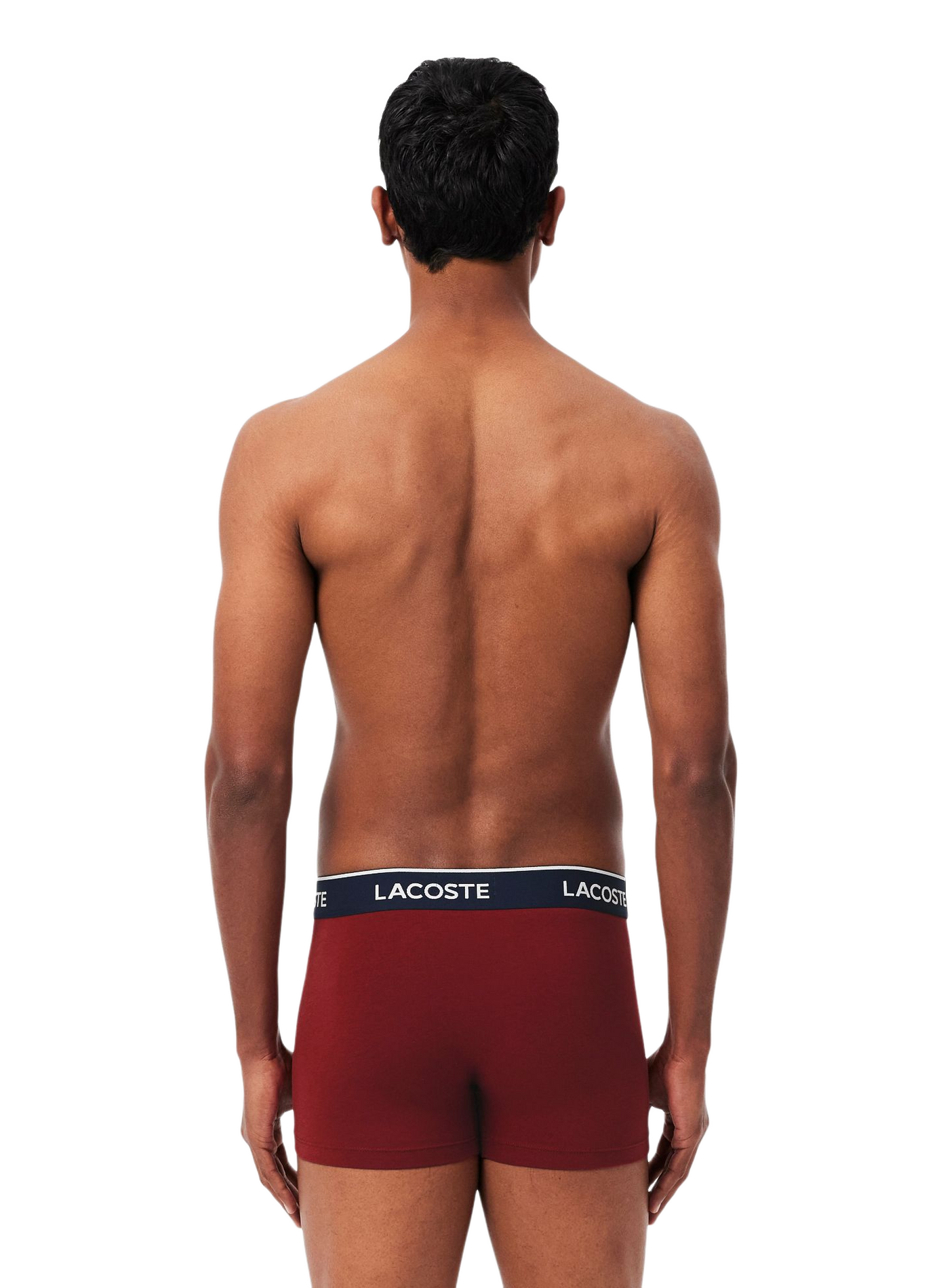 Lot de 3 caleçons en coton mélangé LACOSTE Multicolore