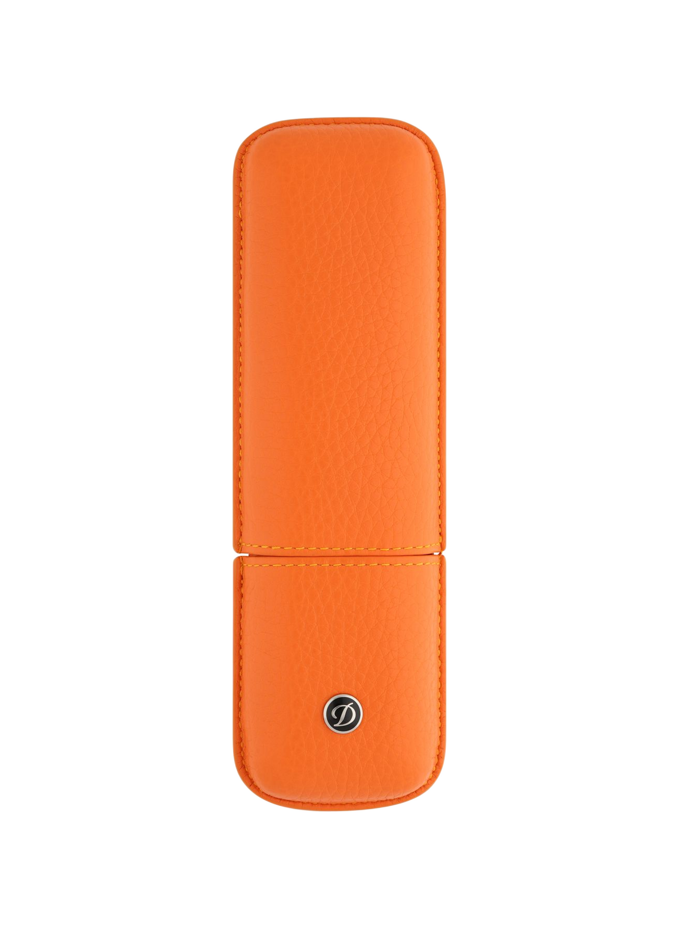 Leather 2 pen case S.T. DUPONT Orange