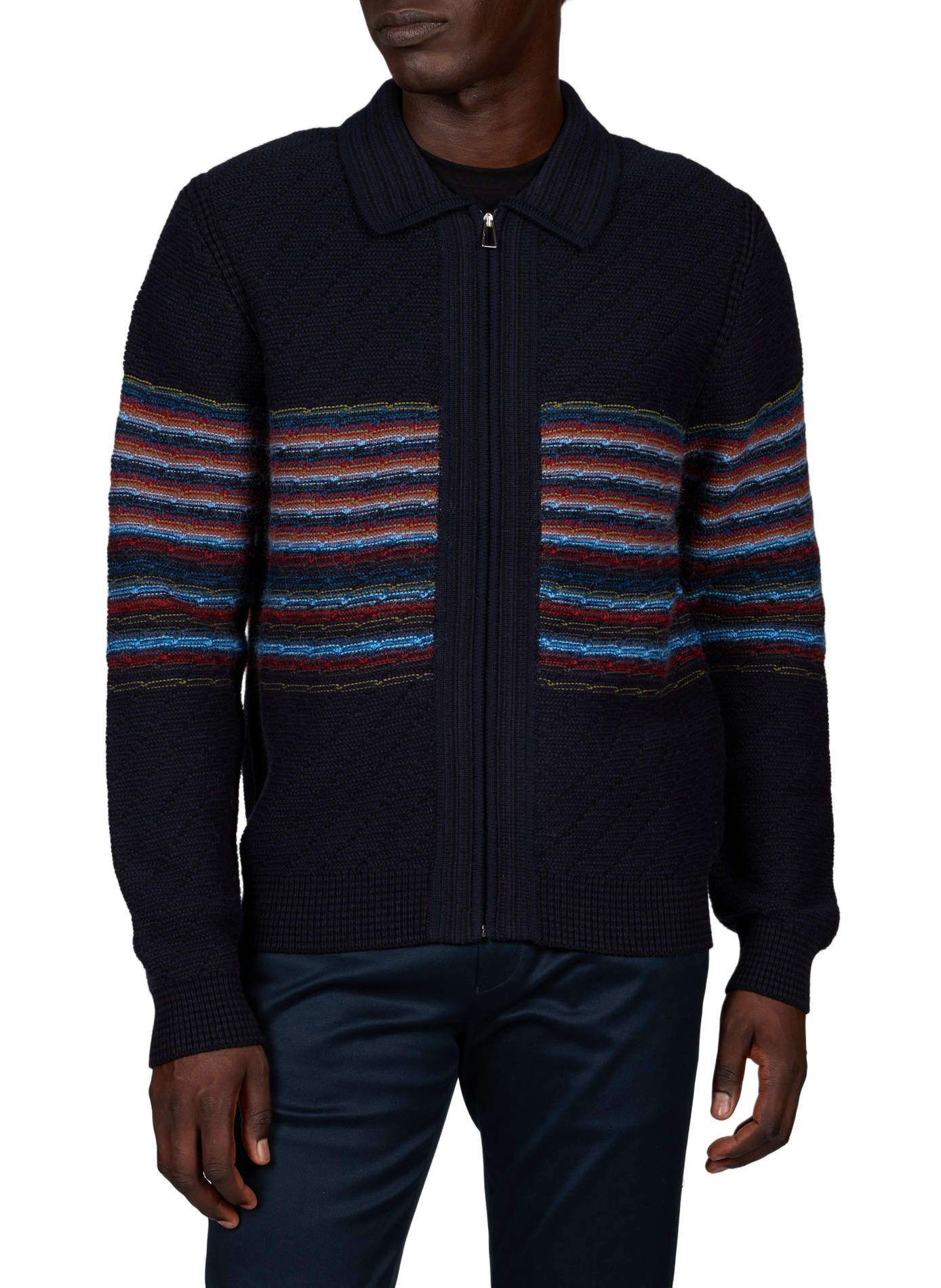 Straight wool blend vest PAUL SMITH Blue