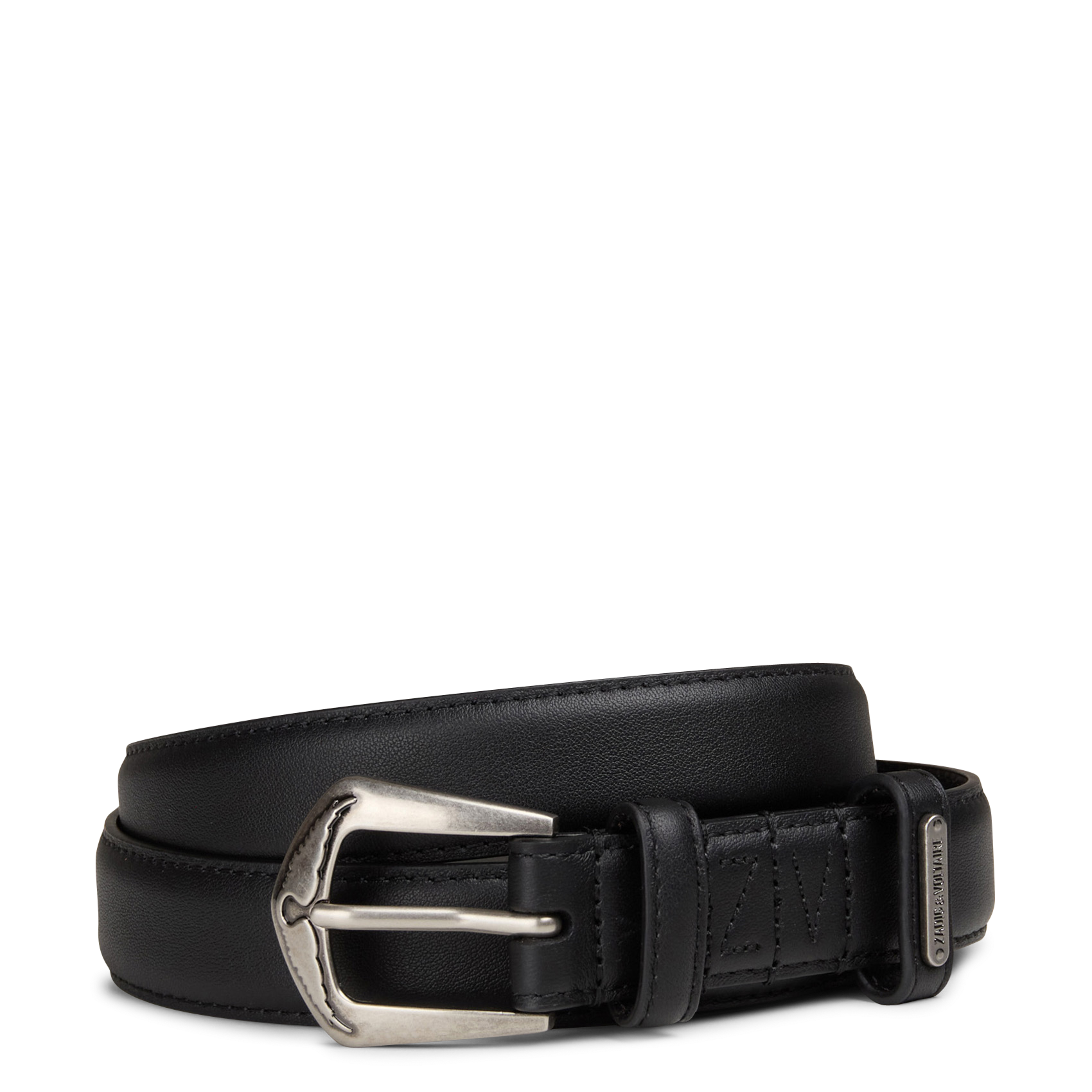 Ceinture en cuir jim ZADIG&VOLTAIRE Noir