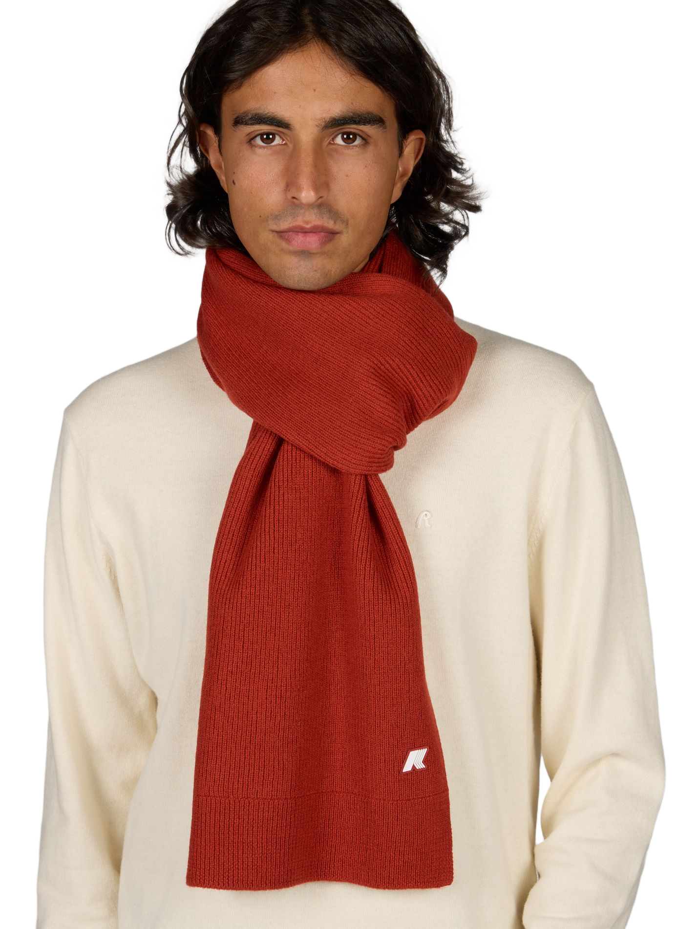 ETIENNE wool scarf K-WAY Red
