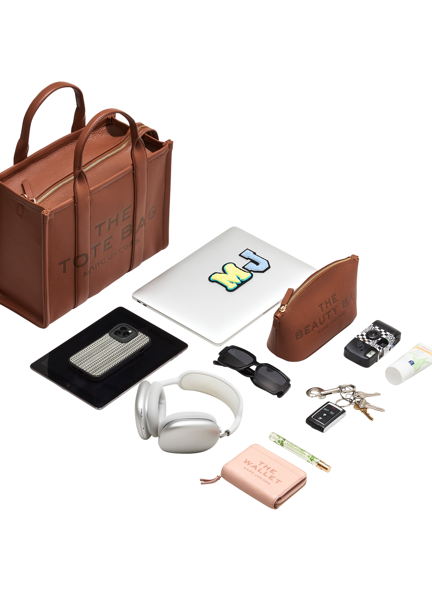 Tas cabas The Canvas Medium Tote Bag | Zwart MARC JACOBS Dames