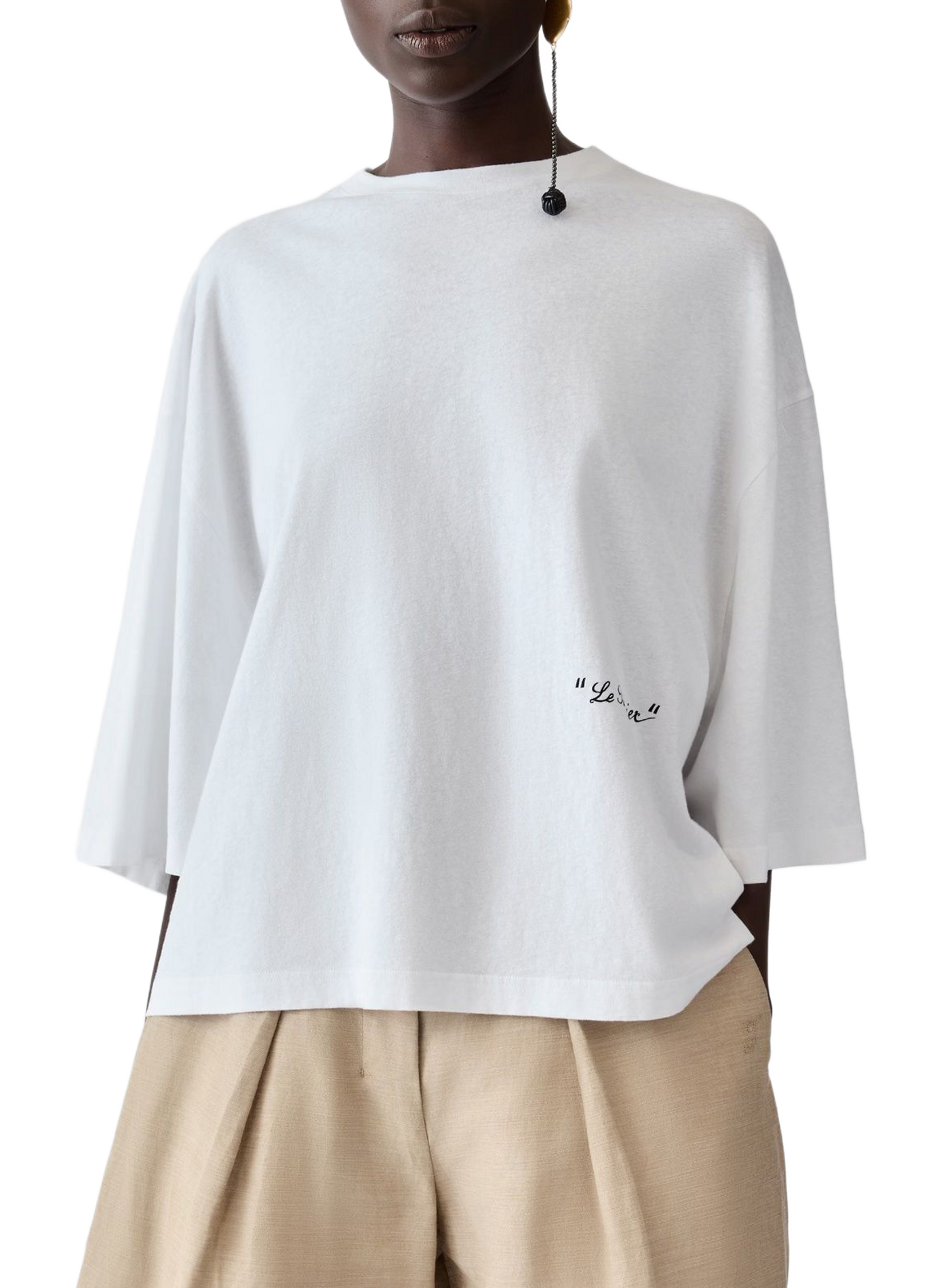 Le t-shirt Le Palmier en coton mélangé JACQUEMUS Multicolore