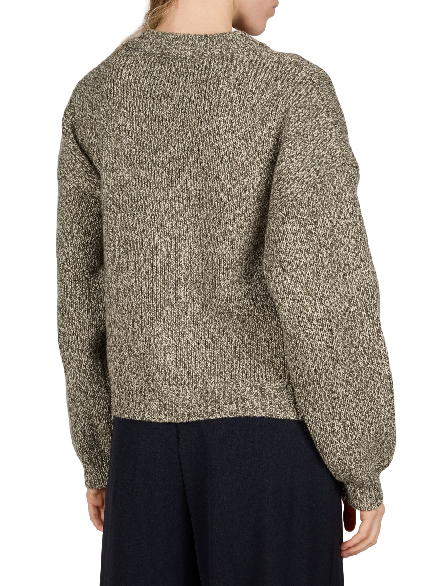 Oversized Trinity Lissi Card cardigan in a wool blend MSCH Khaki