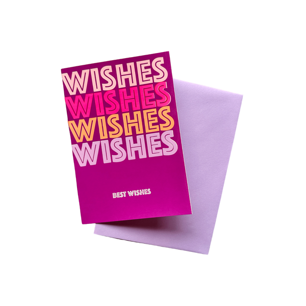 Carte postale Wishes