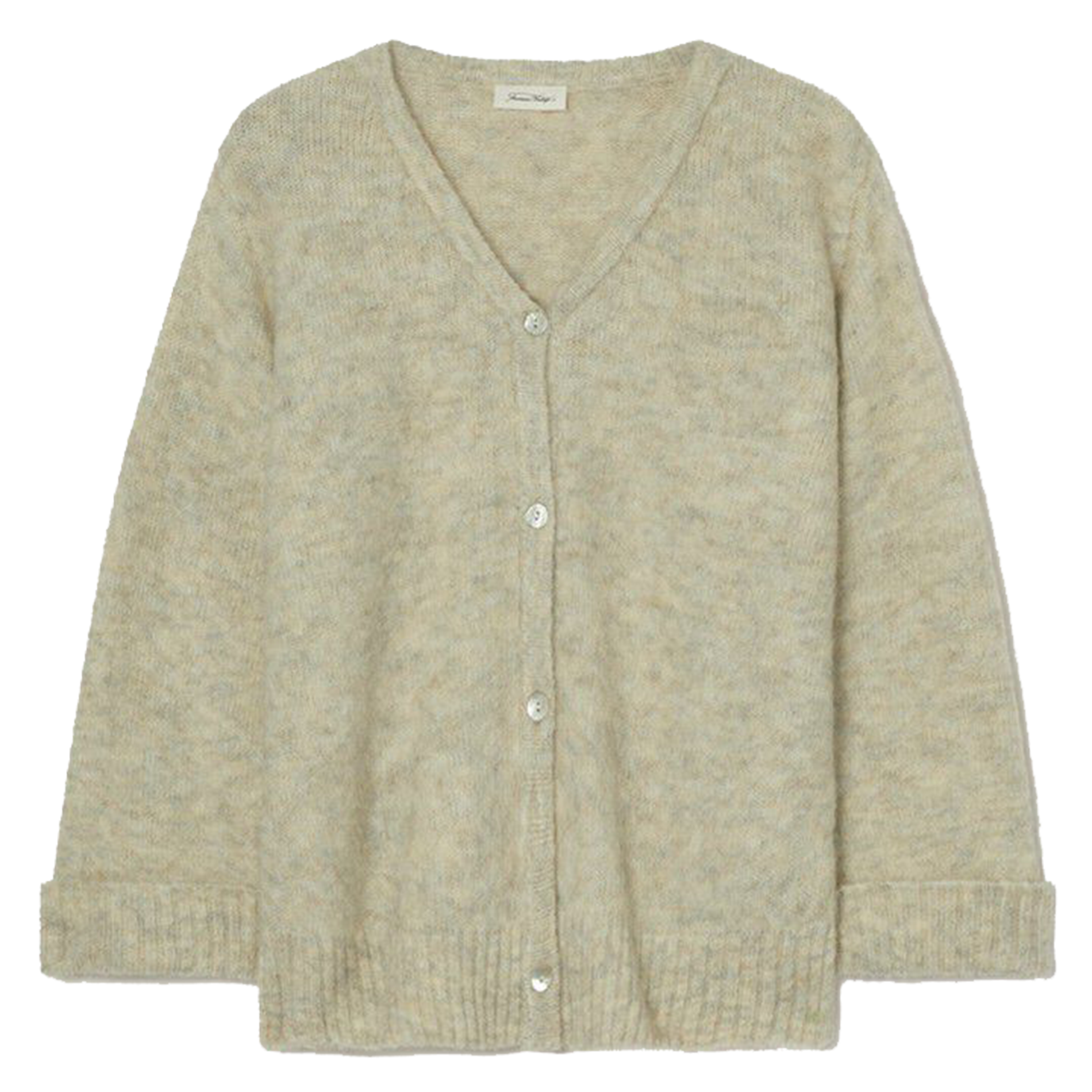 AMERICAN VINTAGE Gilet col v ample east Beige