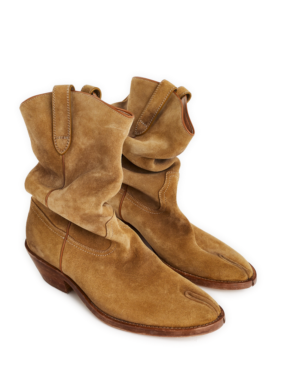 Tabi Western Ankle Boots MAISON MARGIELA Brown