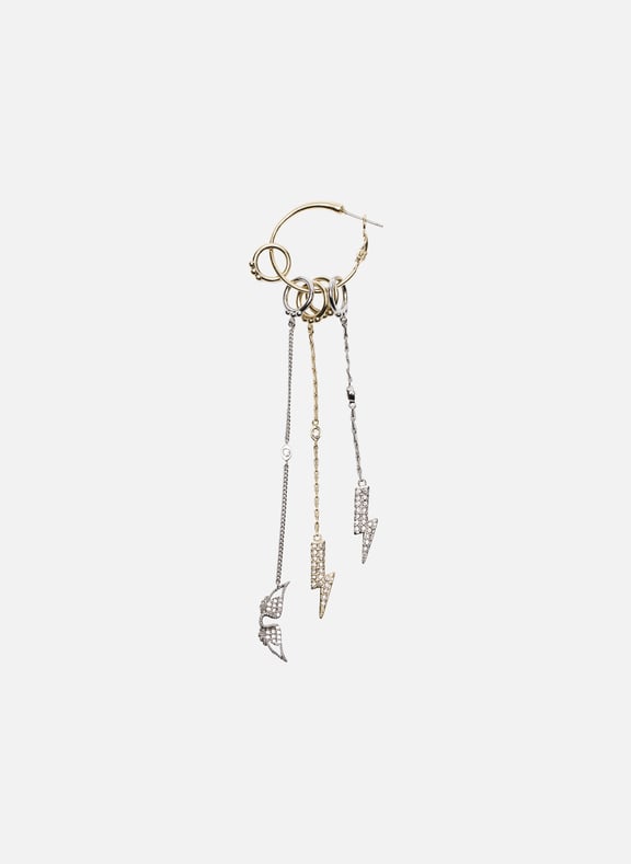 Mono boucle d'oreilles pendantes rock Jaune by ZADIG&VOLTAIRE ZADIG&VOLTAIRE Mono boucle d'oreilles pendantes rock Jaune