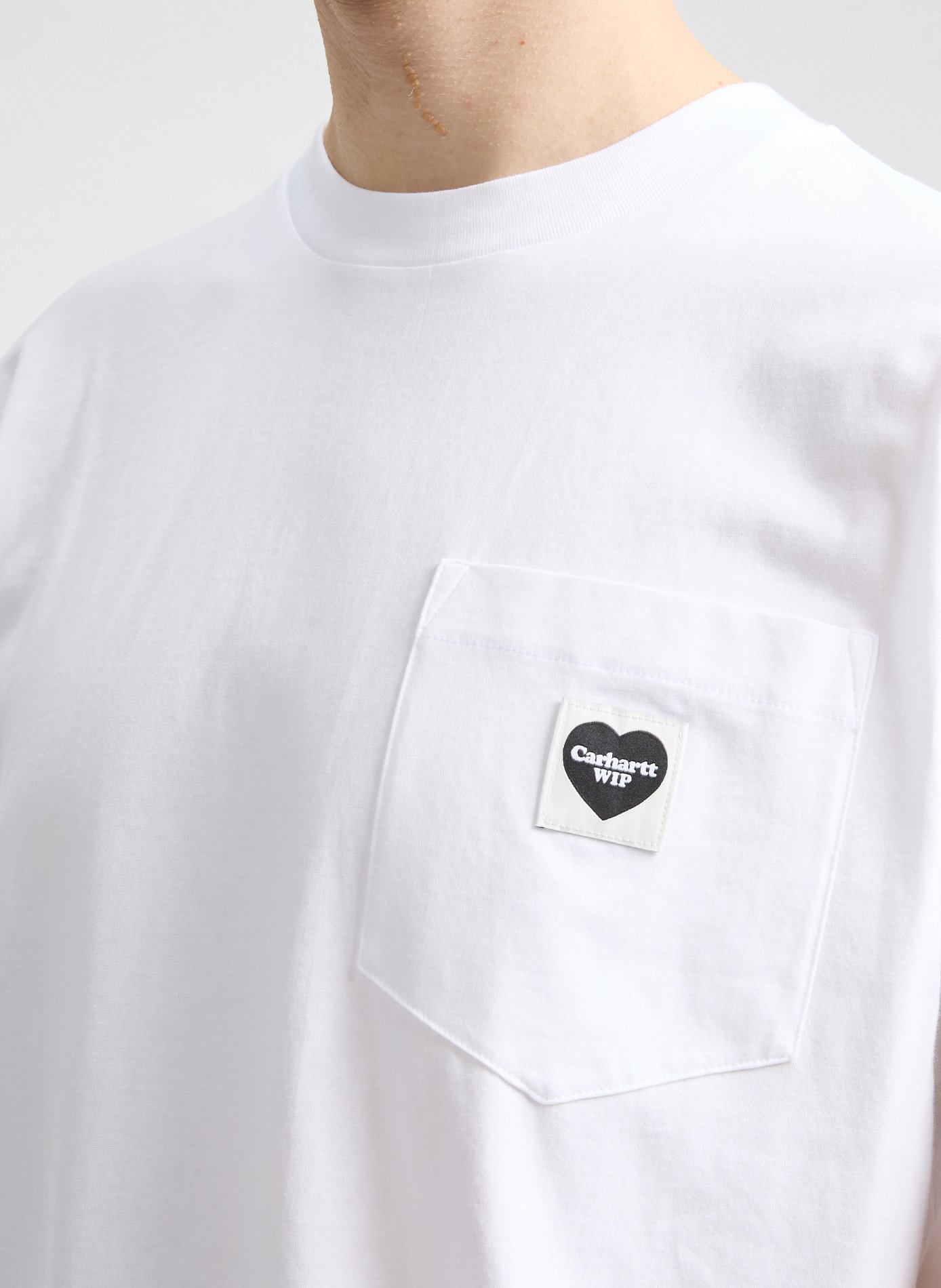T-shirt à manches courtes en coton CARHARTT WIP Blanc