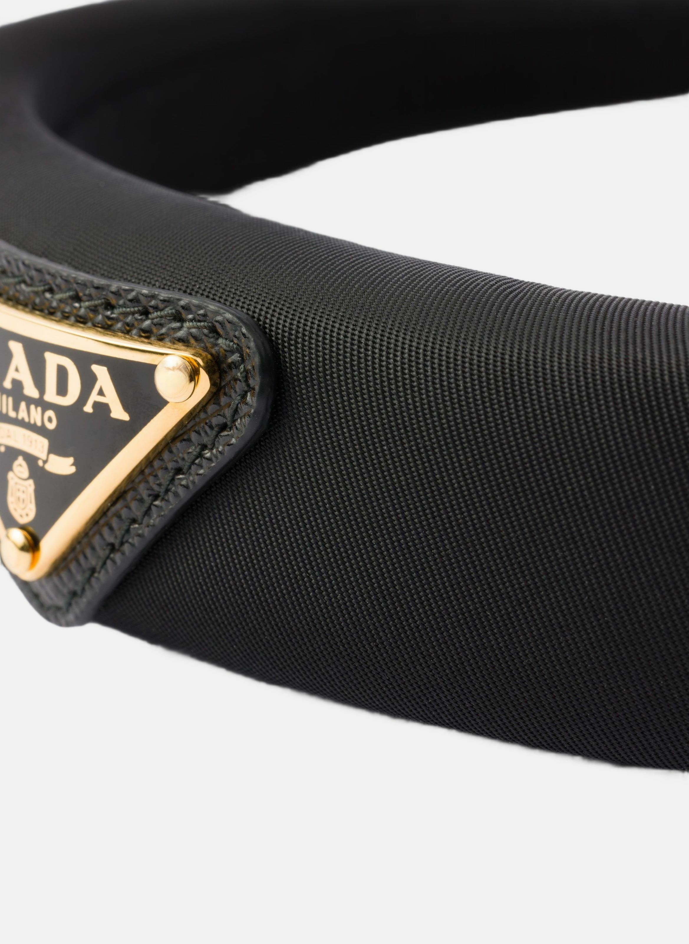 Bandeau en re-nylon PRADA Noir