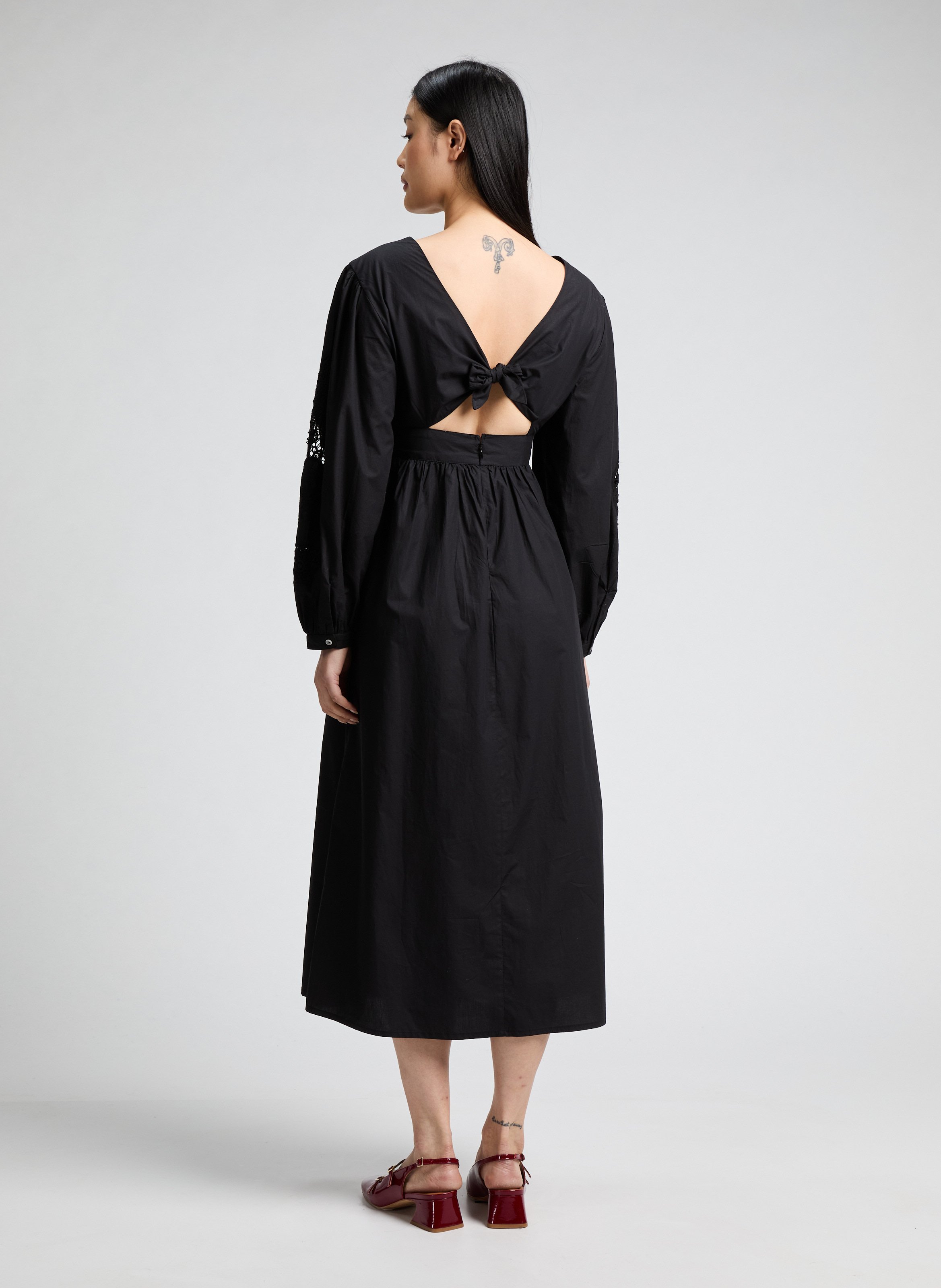 Robe longue Dahlia LOUISE MISHA Noir