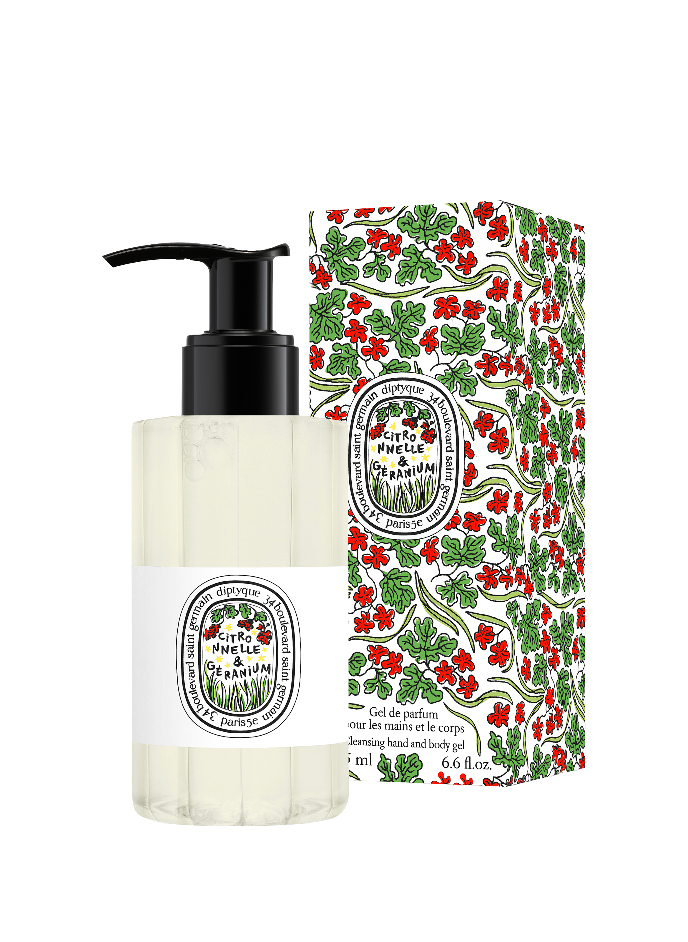 Citronnelle & Géranium - Gel de parfum pour les mains et le corps DIPTYQUE No color